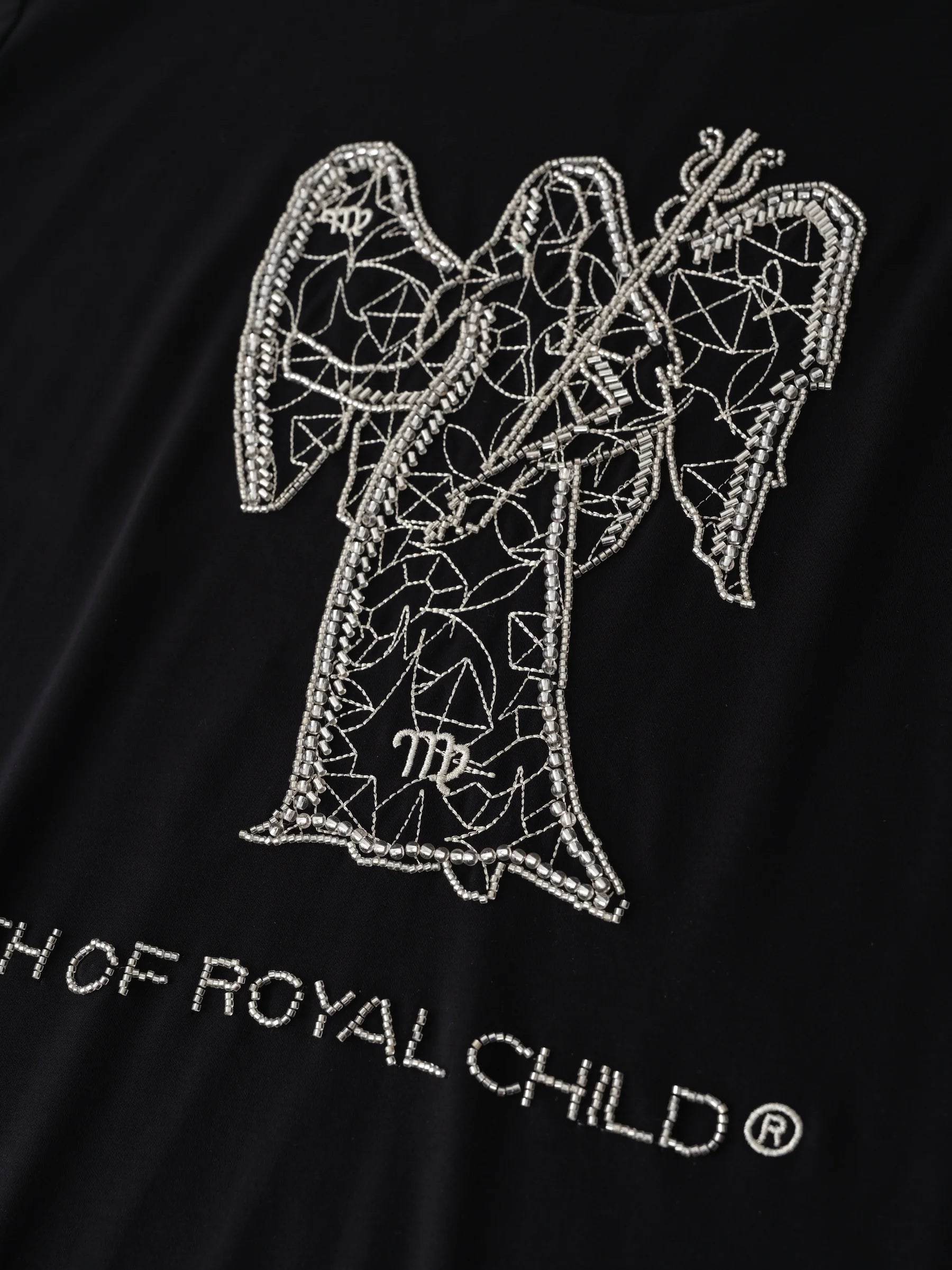 Birth of Royal Child 'Zodiac Virgo' Black Tee