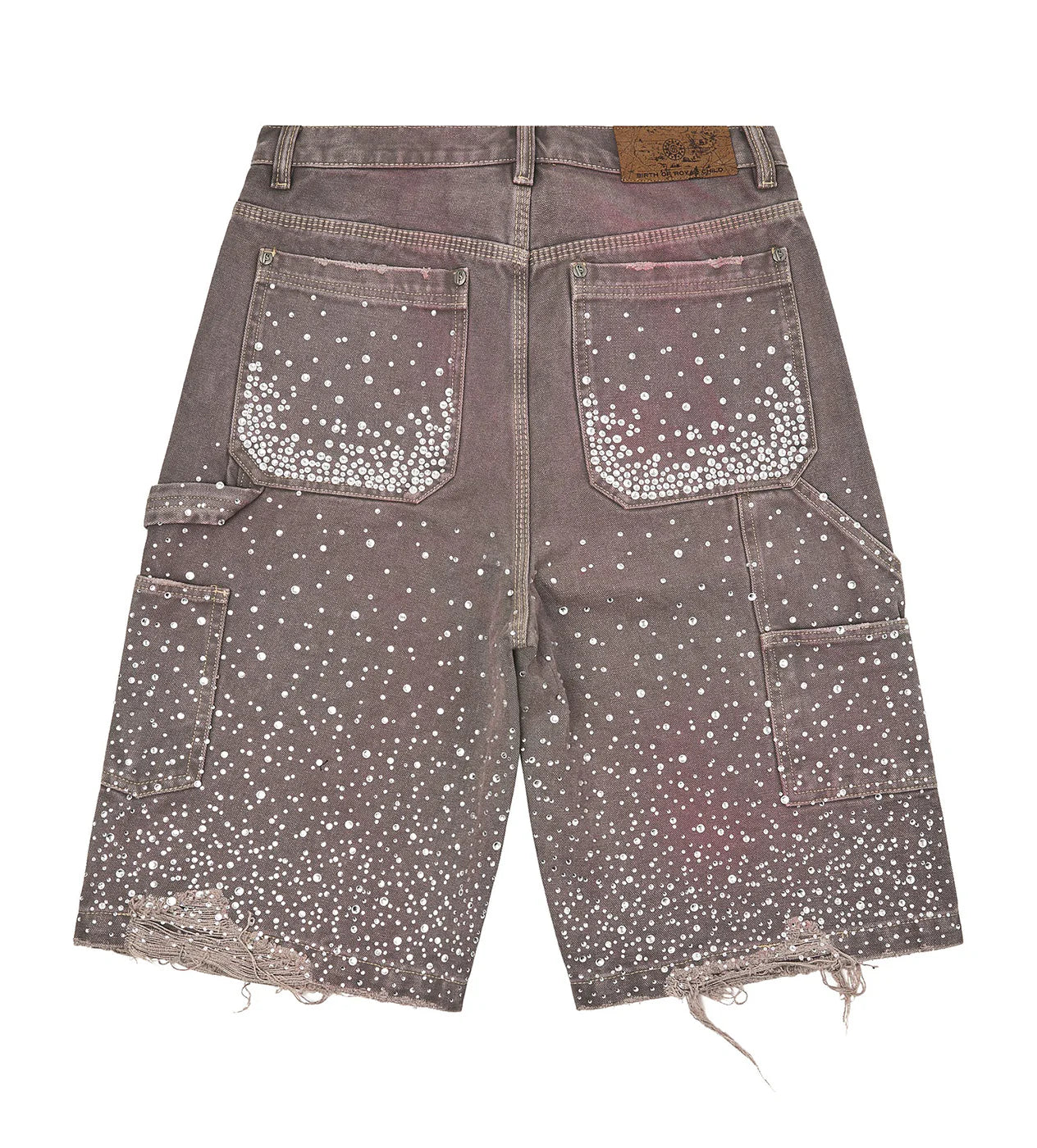 Birth of a Royal Child 'Diamond' Brown Jean Shorts