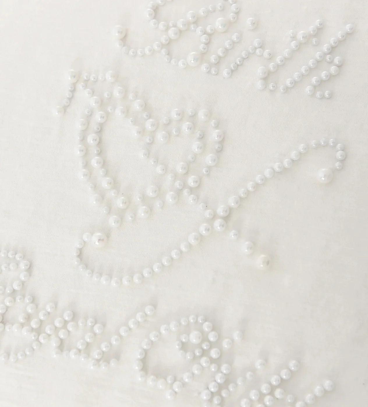 Birth of a Royal Child 'Pearl Patchwork' White Tee