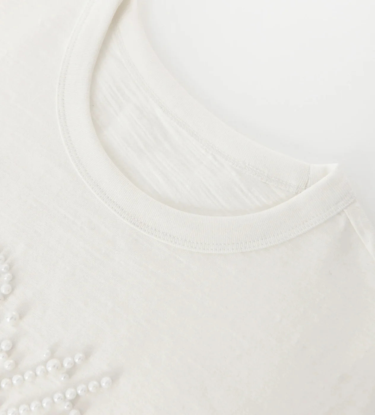 Birth of a Royal Child 'Pearl Patchwork' White Tee