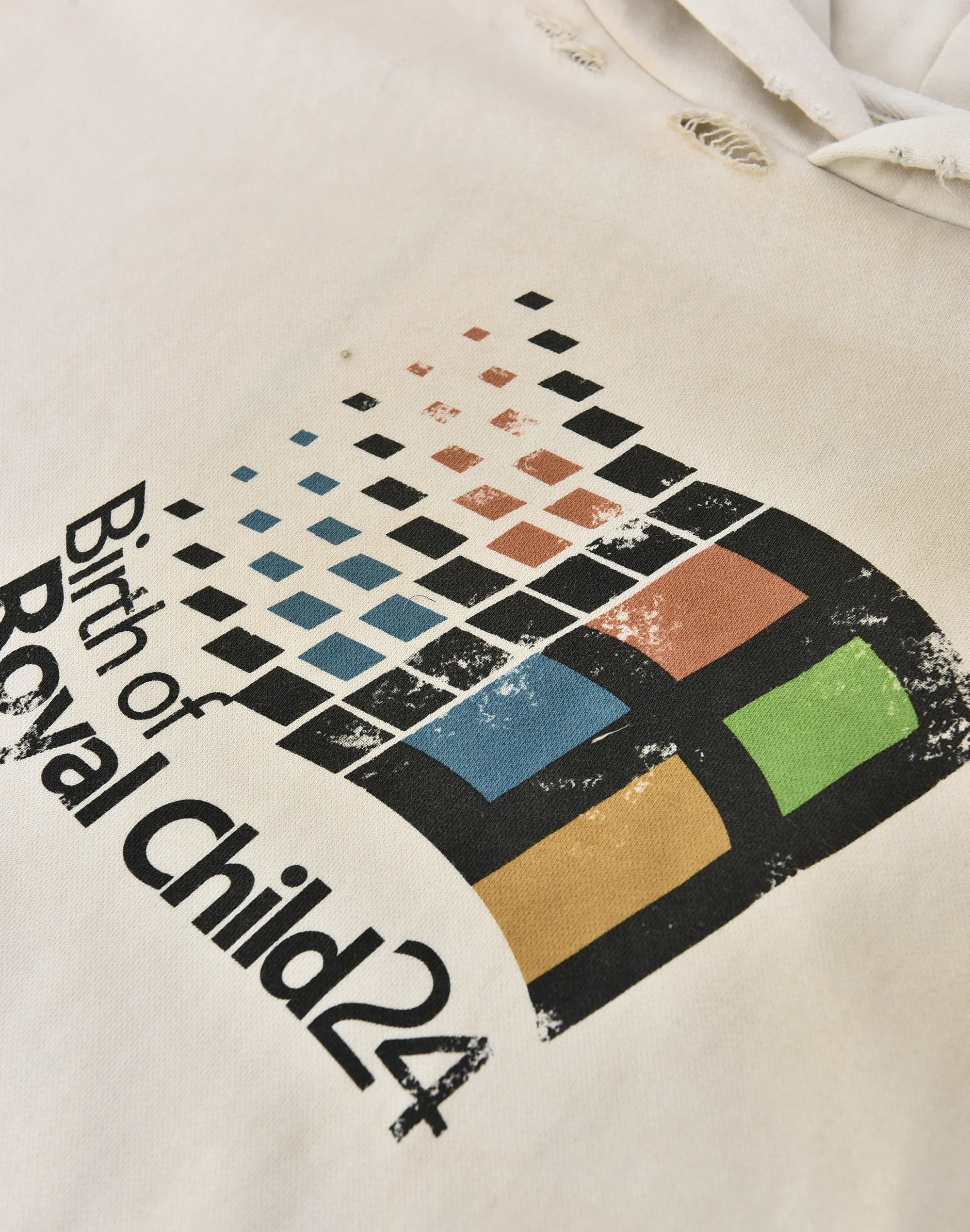 Birth of a Royal Child 'Windows24 Logo' White Hoodie