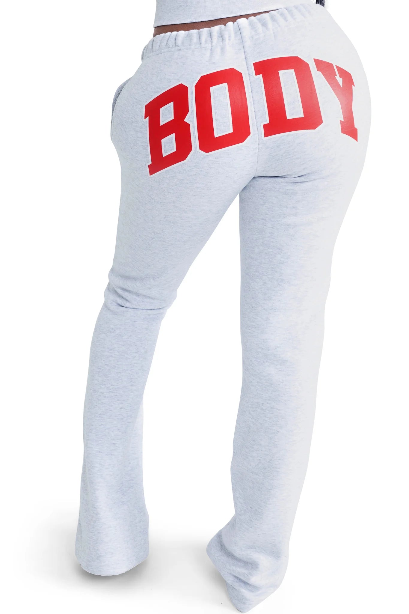 Body By Raven 'Backshot' Grey & Red Sweats