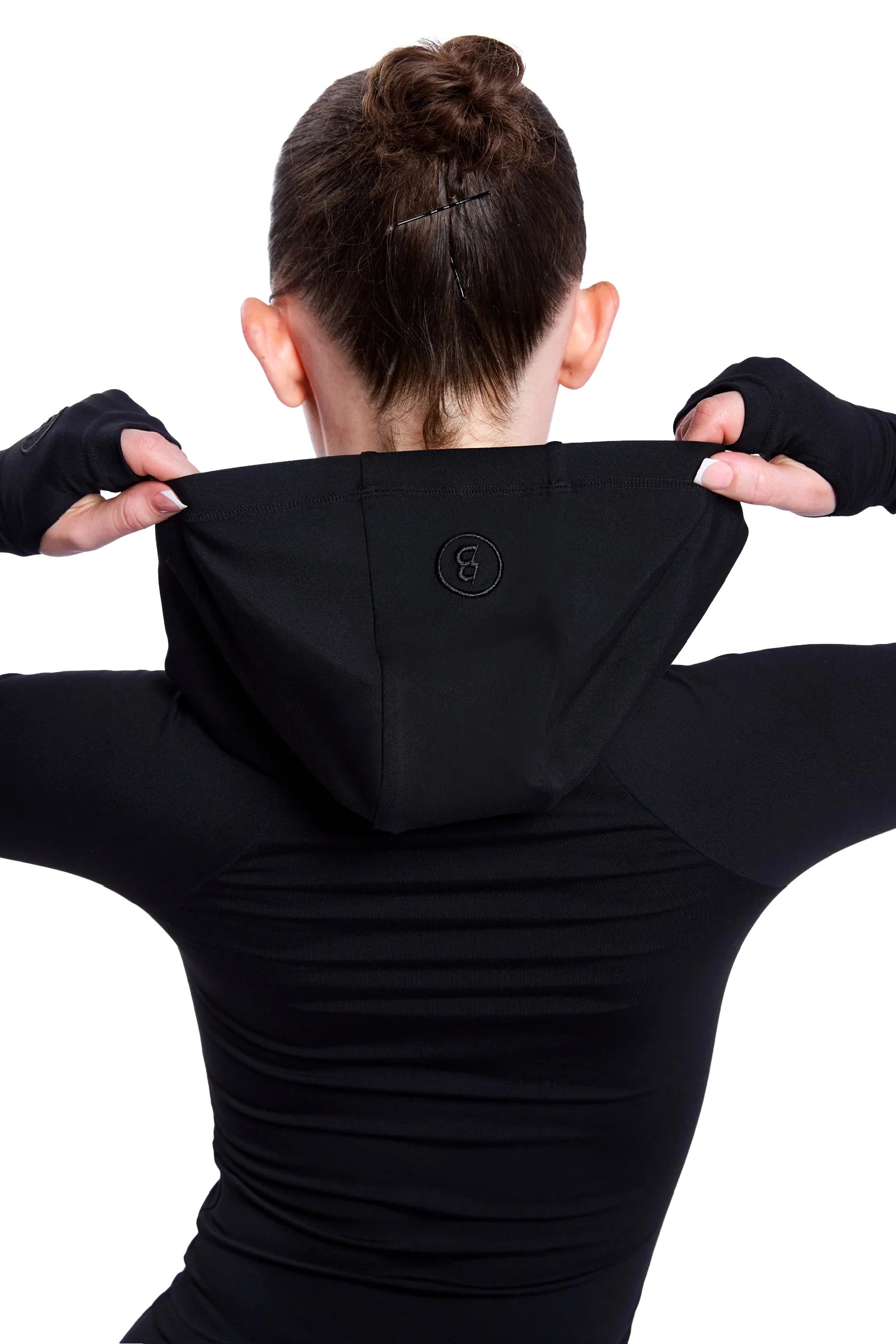 Body By Raven 'Basics 2.0' Midnight Black Zip Up Hoodie