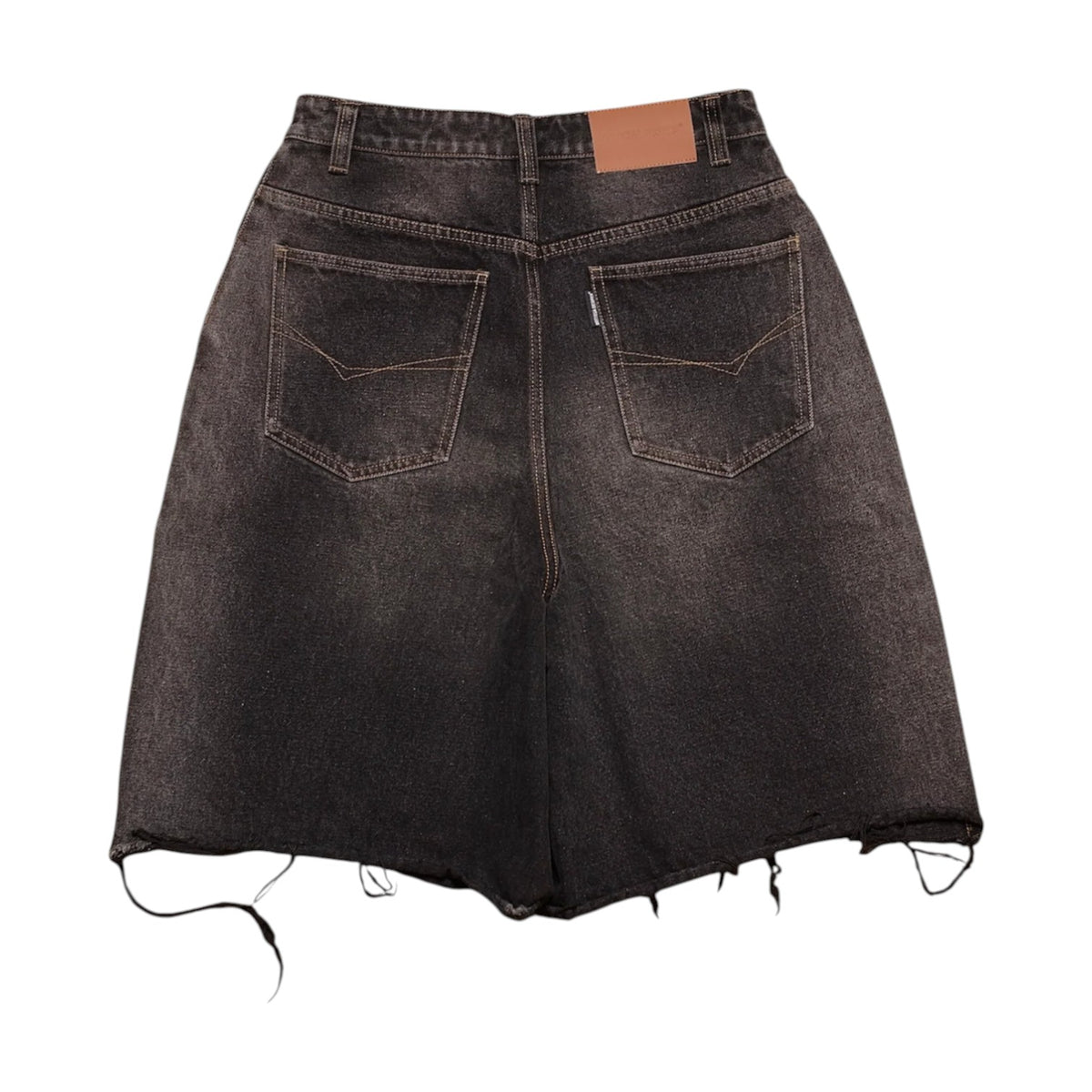 Bottega Desires '182' Black Wash Jean Shorts