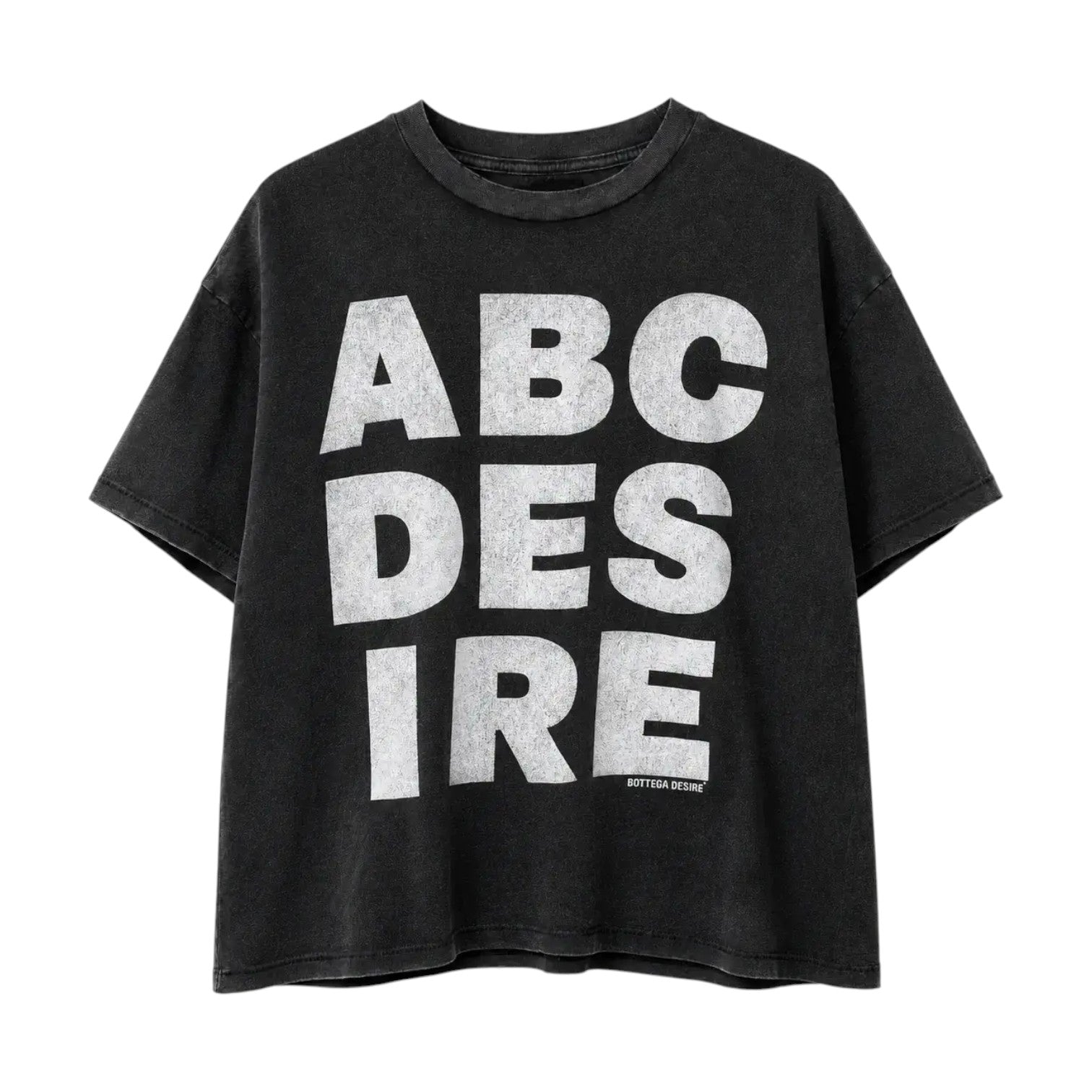 Bottega Desires 'ABC Desires' Black Tee