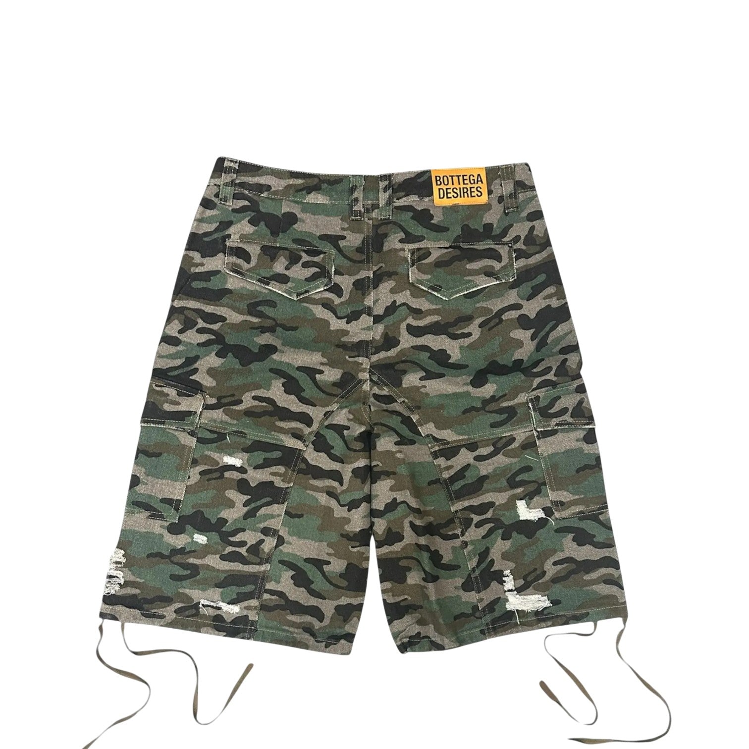 Bottega Desires 'Camo' Cargo Shorts
