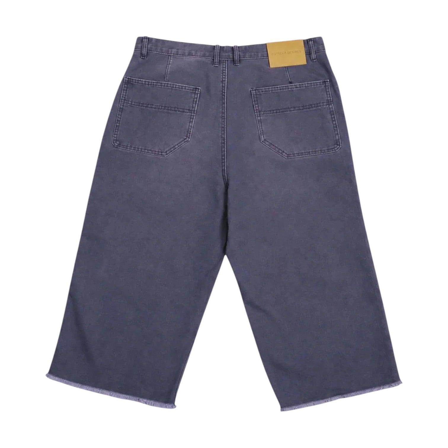Bottega Desires 'Double Knee' Blue & Black Jean Shorts