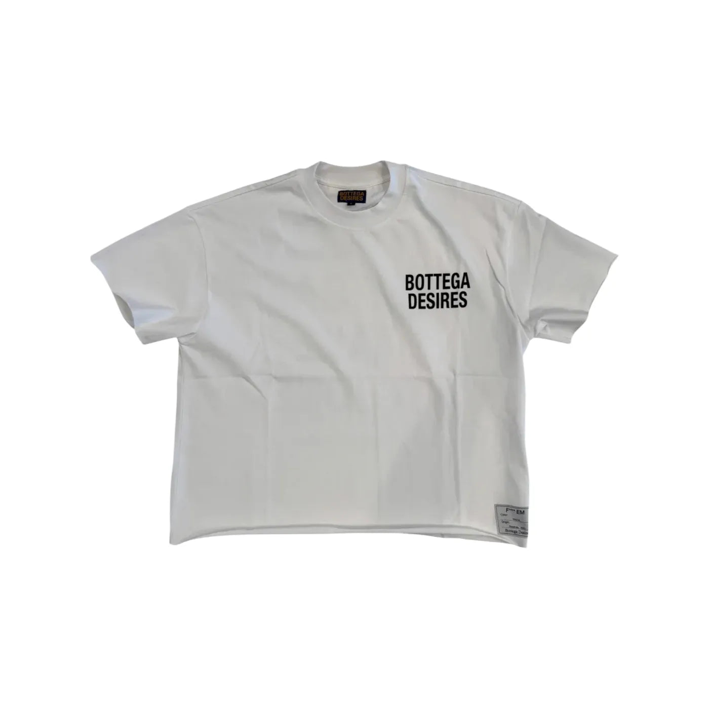 Bottega Desires 'Fuck Em' White Tee