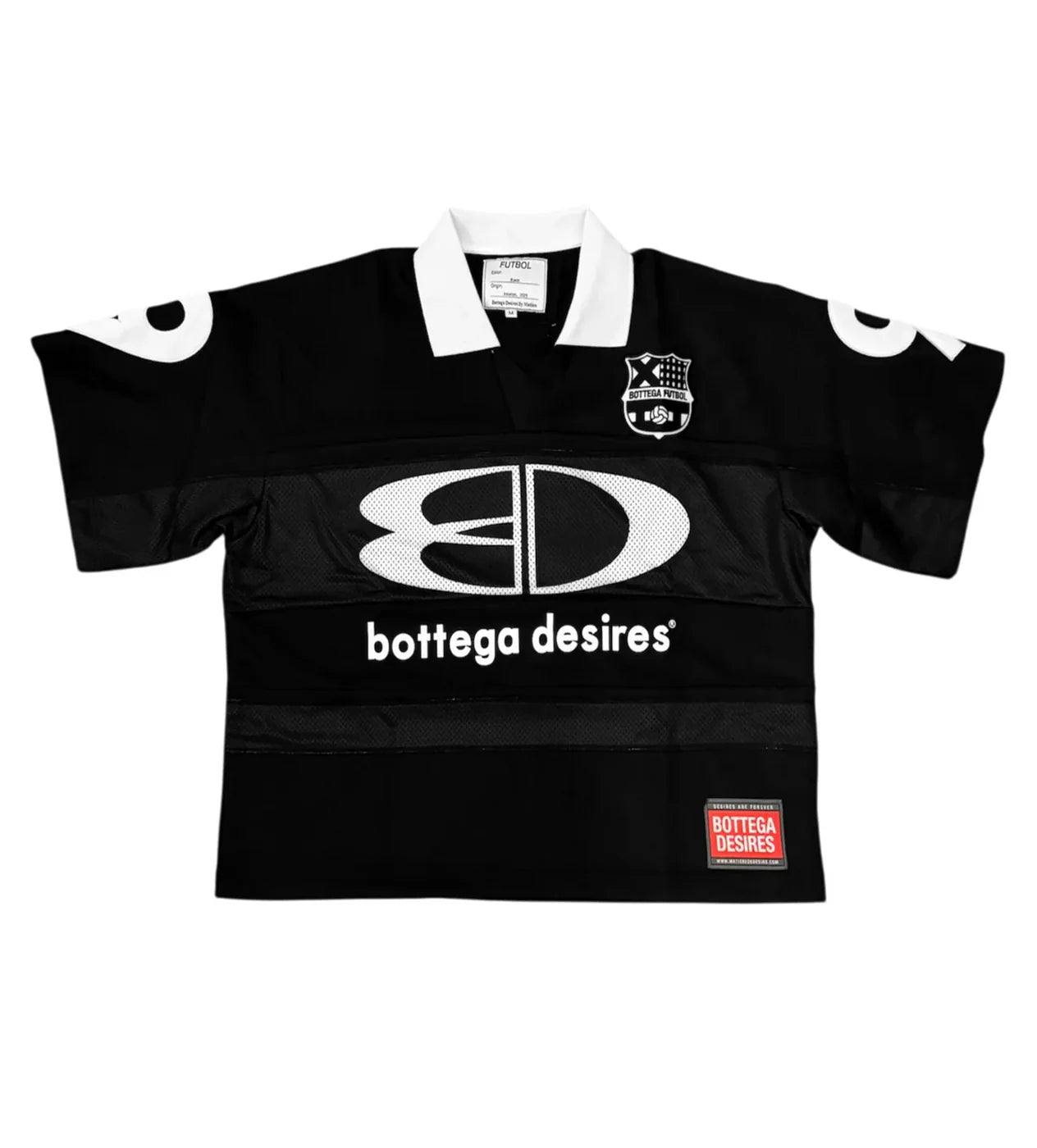 Bottega Desires 'Futbol' Black Jersey