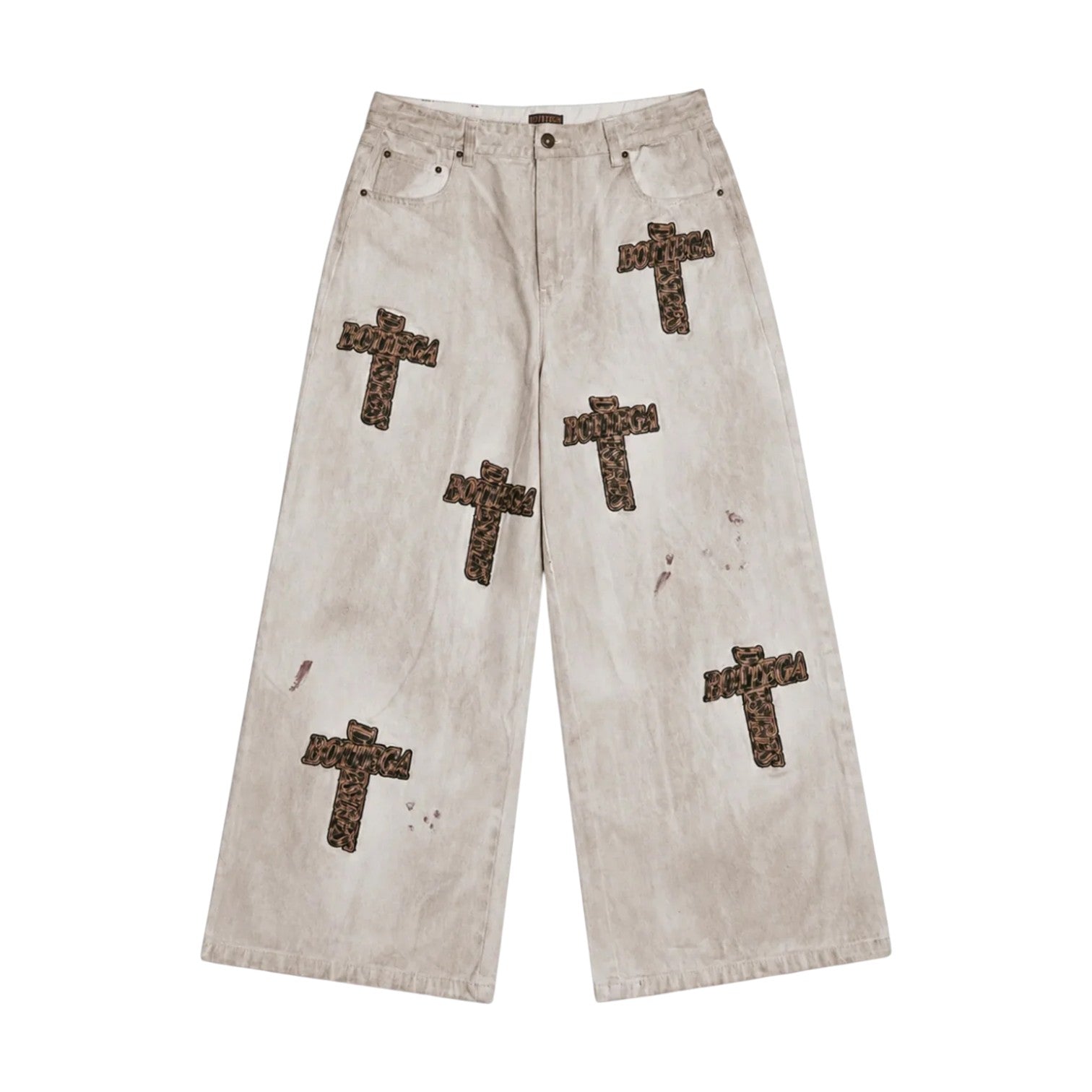 Bottega Desires 'Holy Grail' Dirty White Jeans