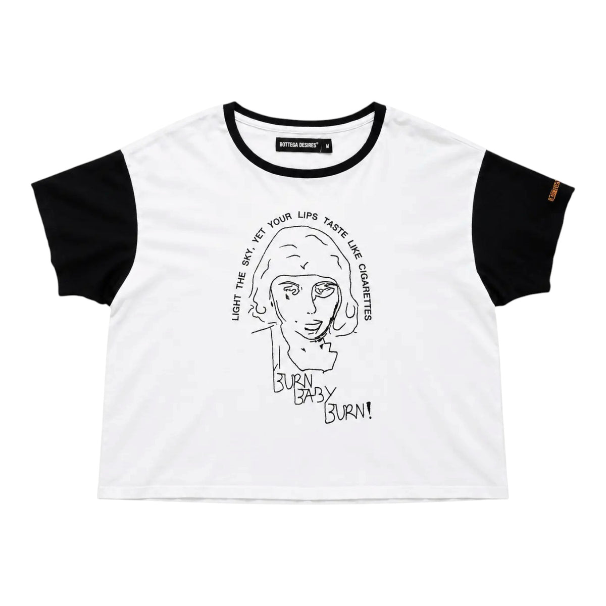 Bottega Desires 'Kisses In The Sunset' White Tee