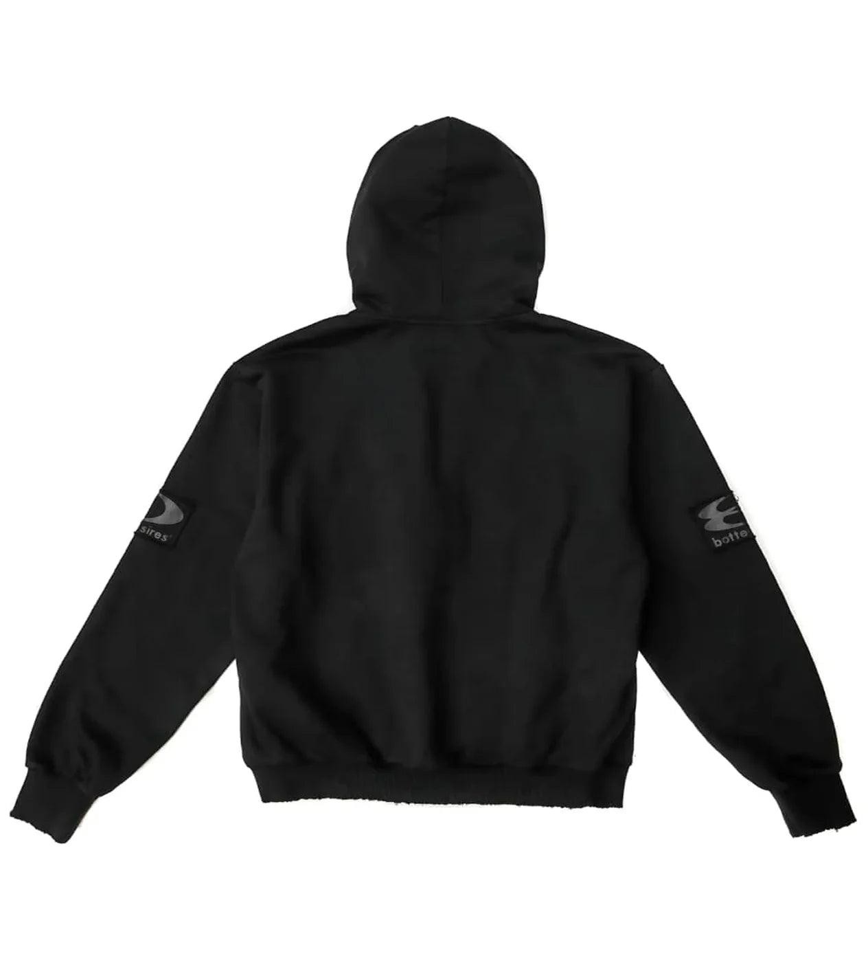 Bottega Desires 'Tech' Black Zip Up Hoodie