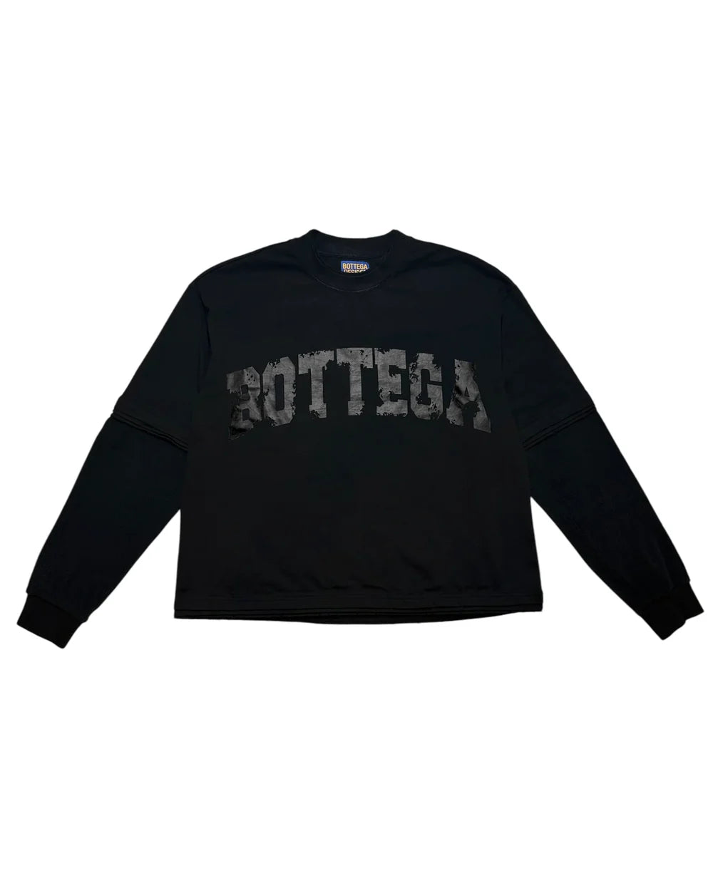 Bottega Desires 'War' Black LS Tee