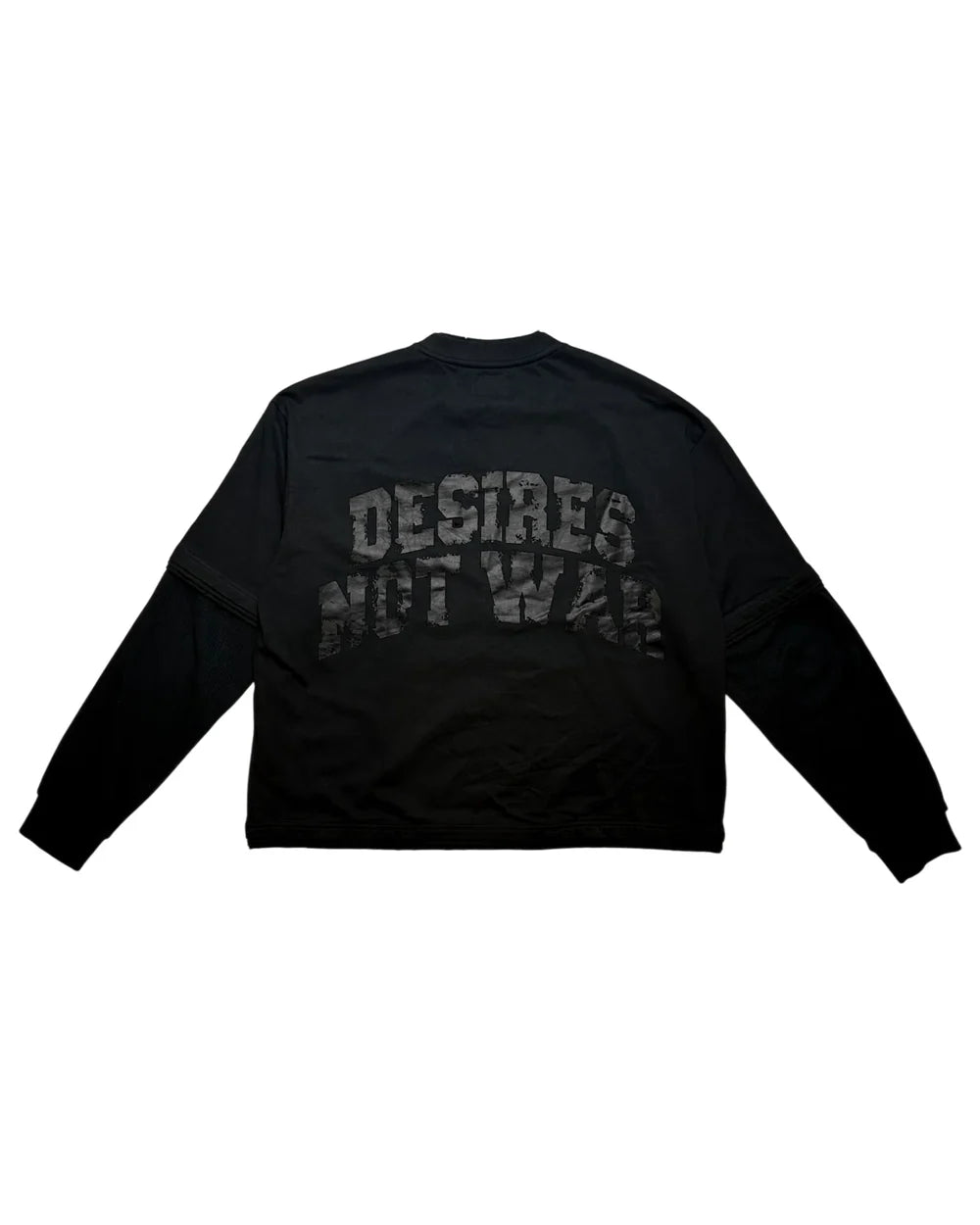Bottega Desires 'War' Black LS Tee
