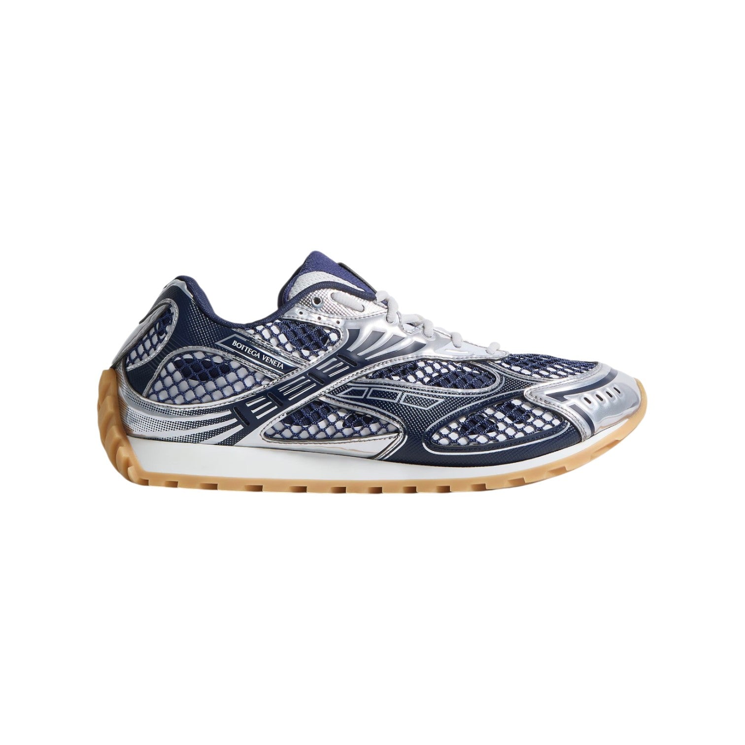 Bottega Veneta 'Orbit' Abyss Navy Sneakers