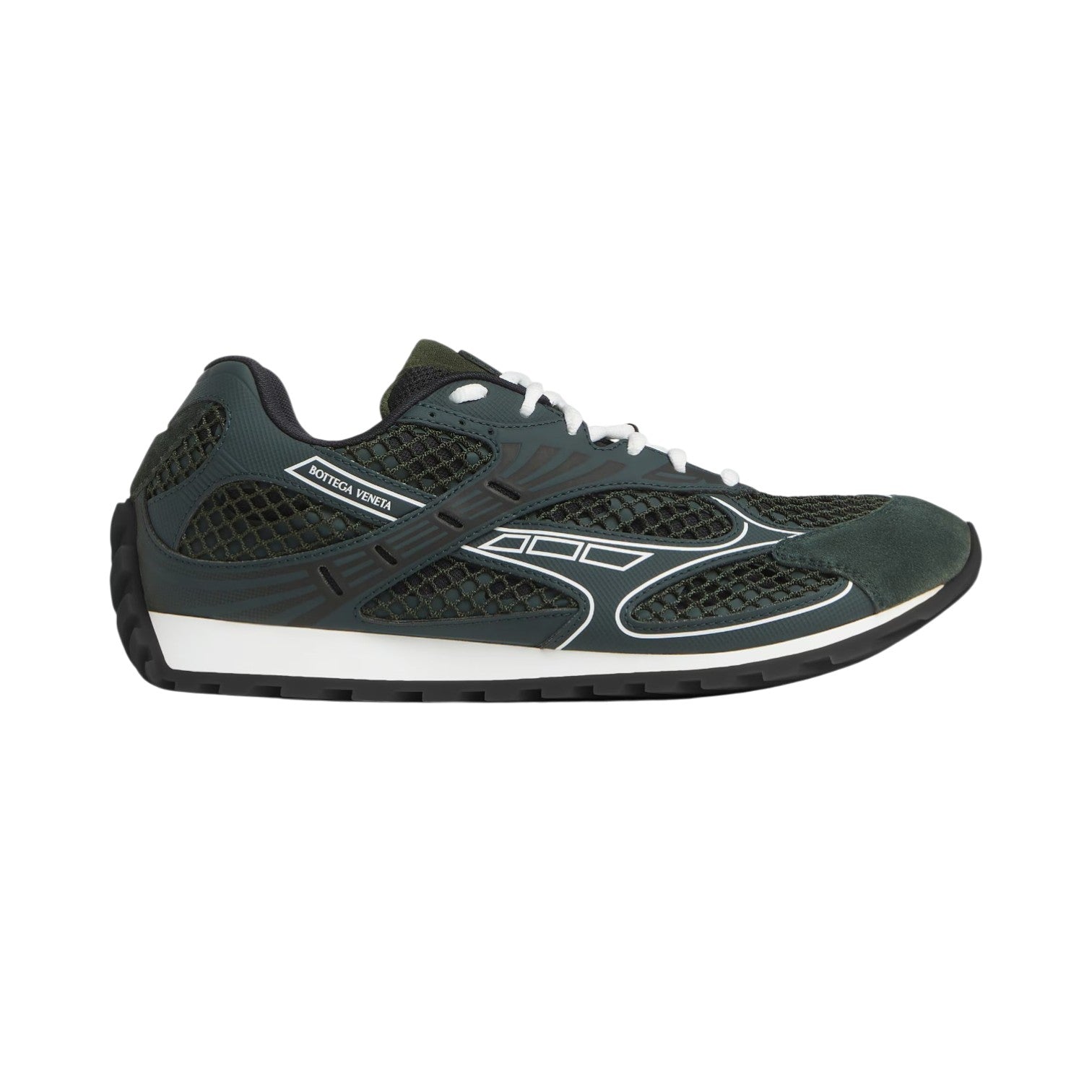 Bottega Veneta 'Orbit' Dark Green Sneakers