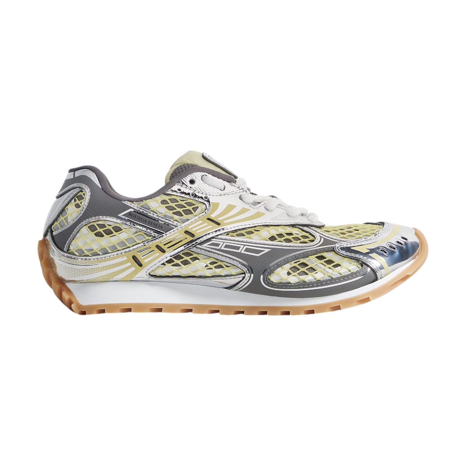 Bottega Veneta 'Orbit' Zesty Basalt Yellow Sneakers