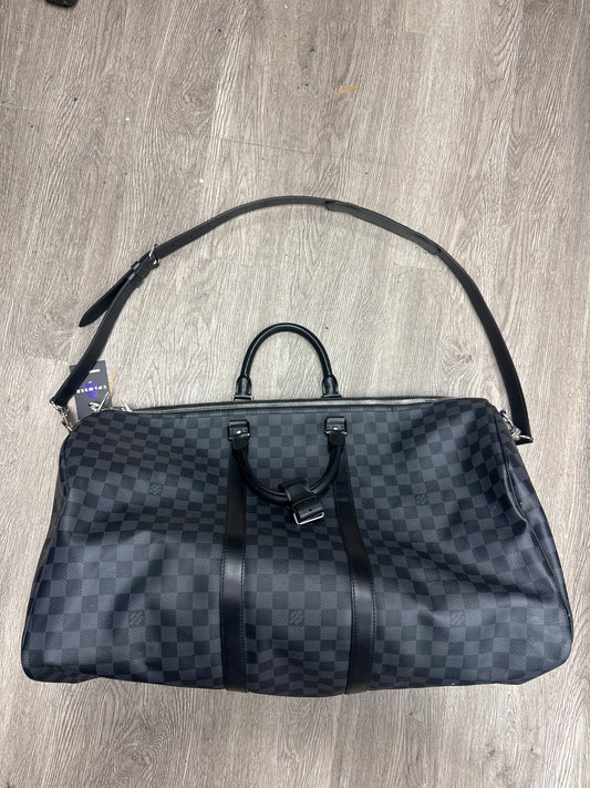 LV Black Damier Duffle Bag