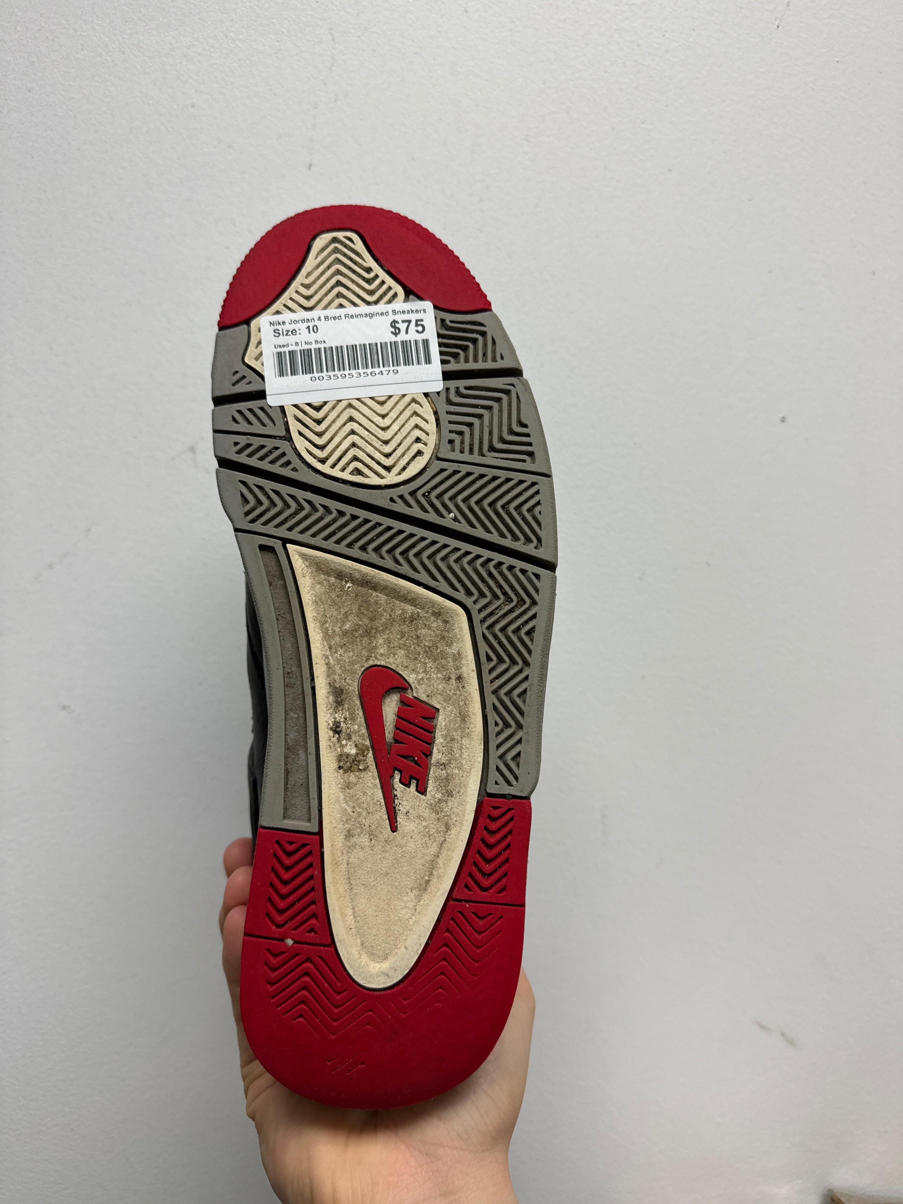 Nike Jordan 4 Bred Reimagined Sneakers