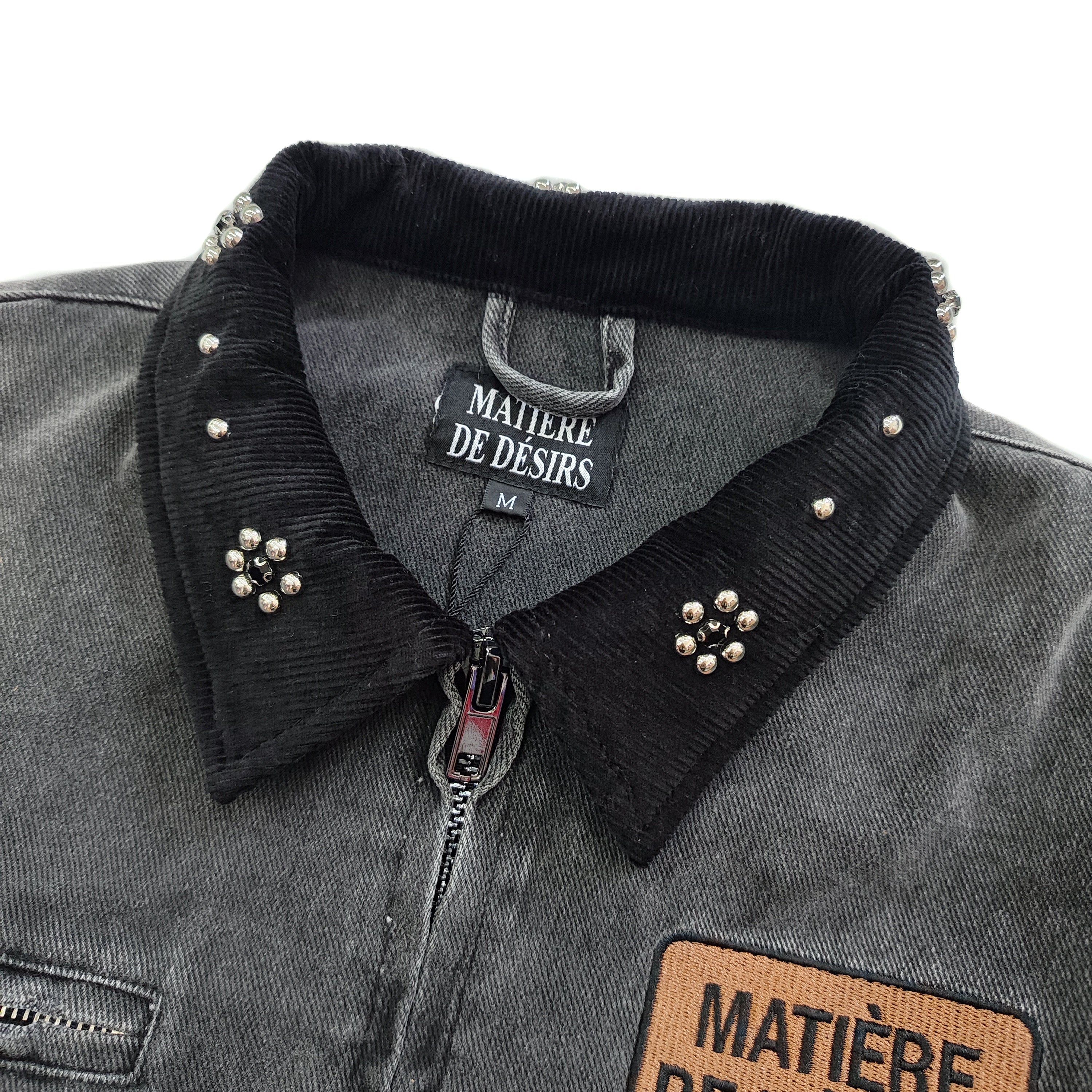 Matiere de Desirs Studded Black Work Jacket