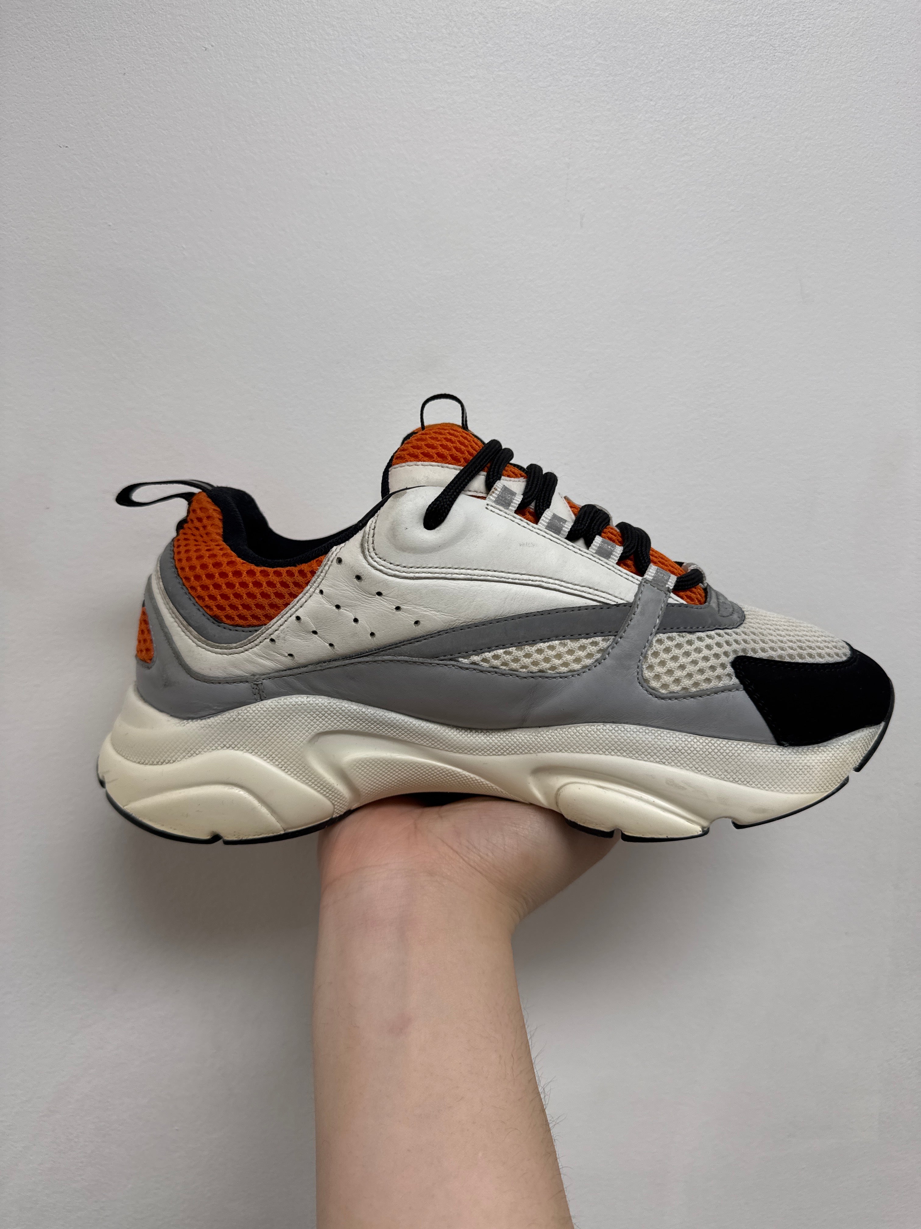 Dior B22 Orange White Sneakers