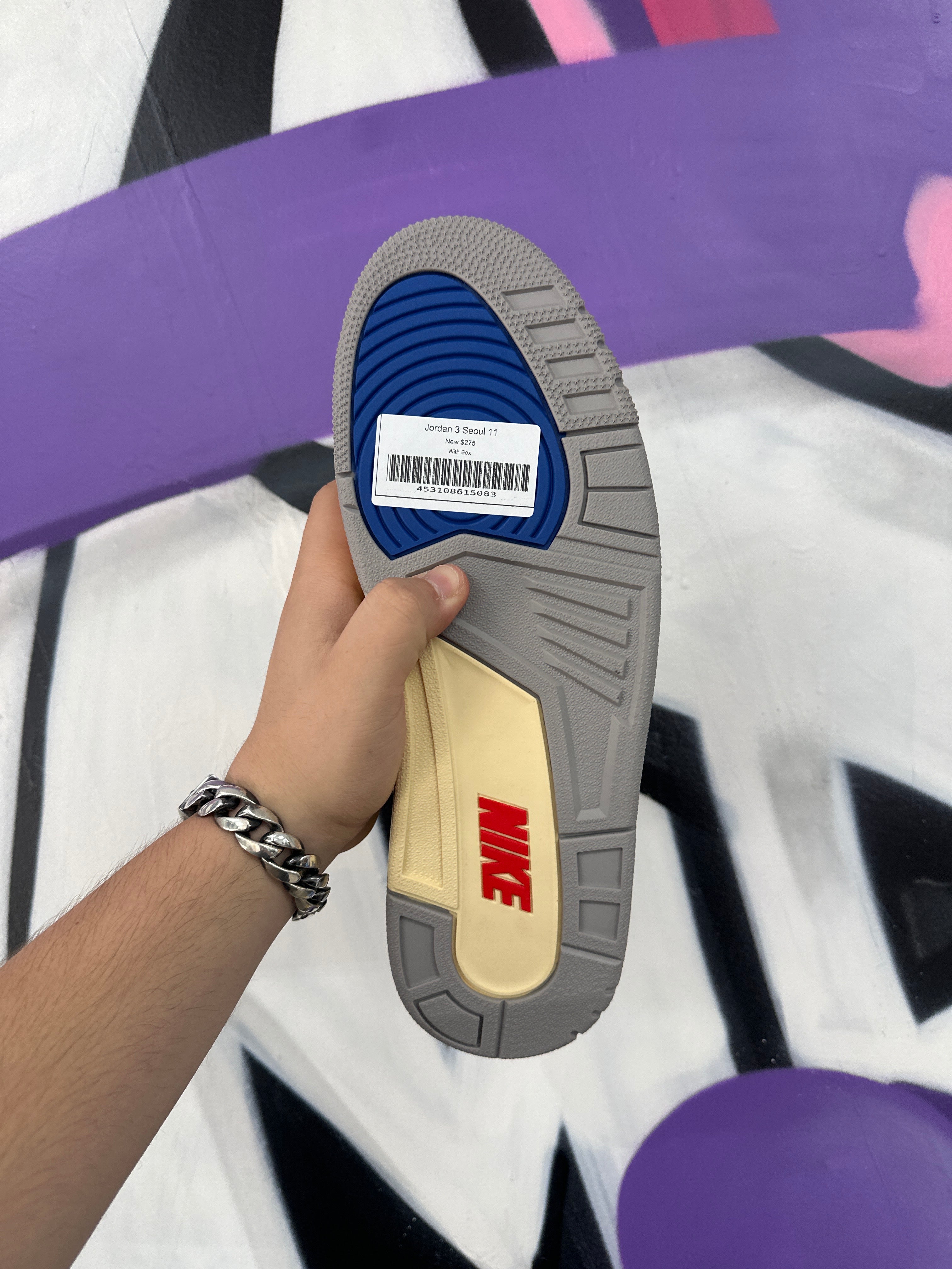 Jordan 3 Seoul New 11 With Box