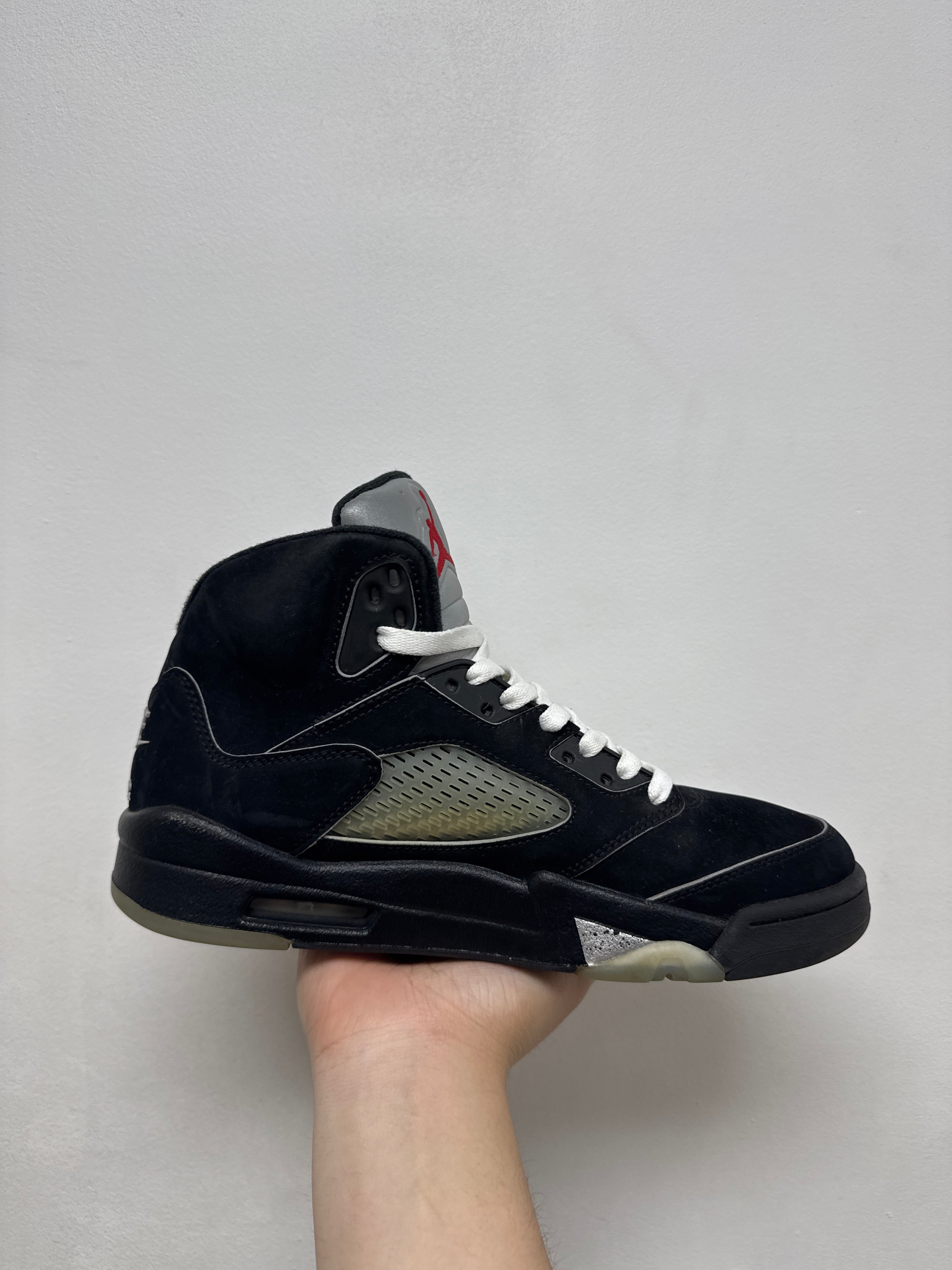 Jordan 5 Black Metallic Sneakers