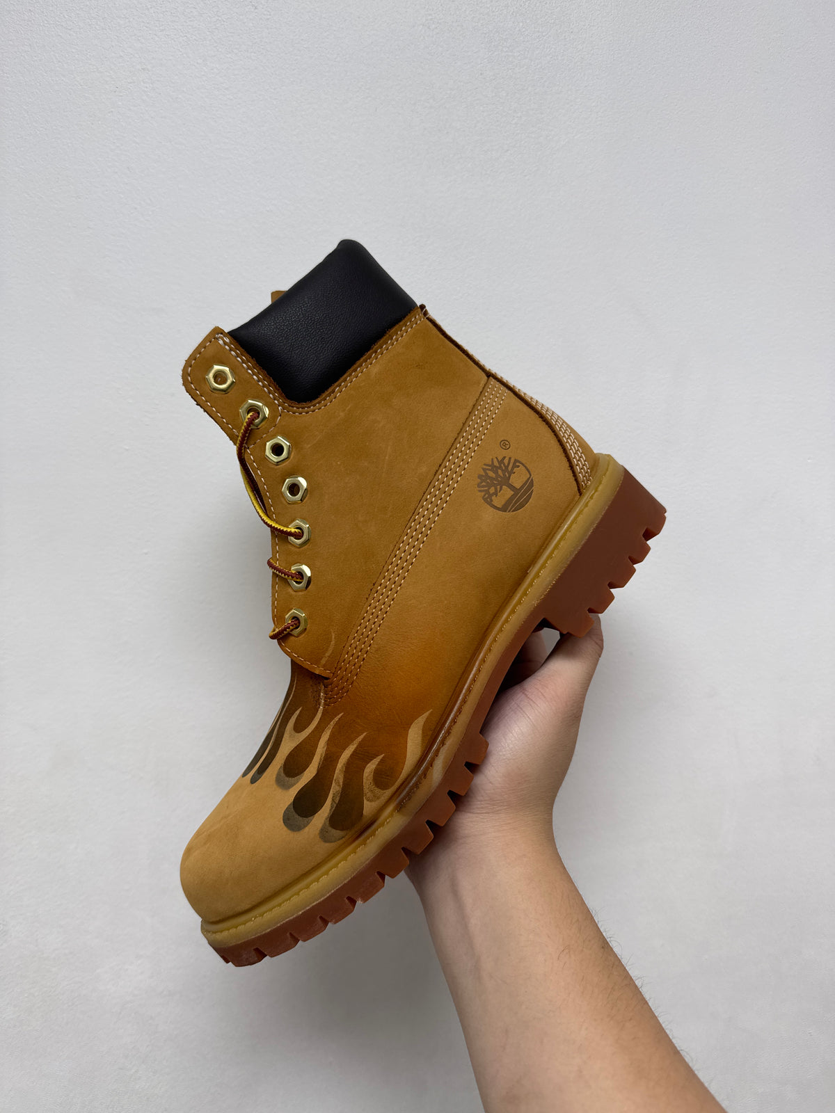 Loso Wav Wheat Flames Timberlands Boots
