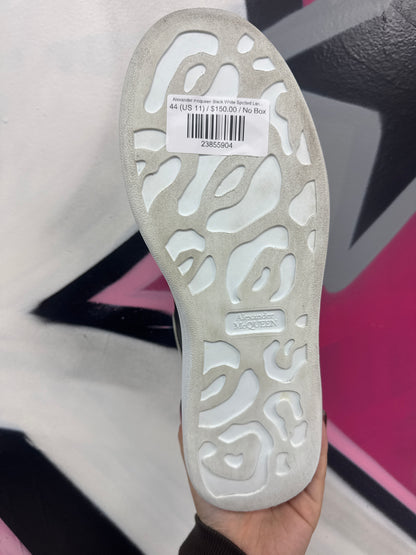 Alexander mcqueen Black White Spotted Lace Sneakers