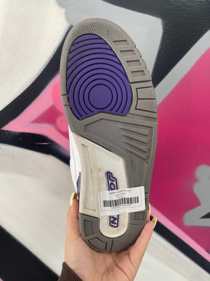 Jordan 3 Dark Iris Used With Box