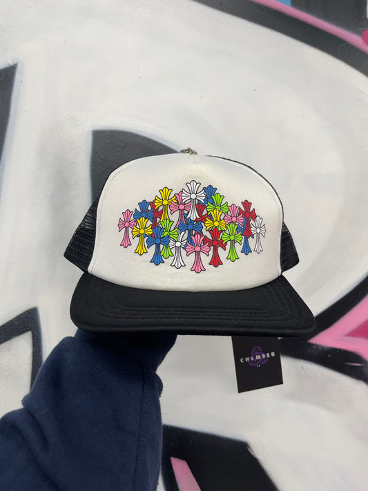 Chrome Hearts Multi Cross Black Cap New One Size N/A