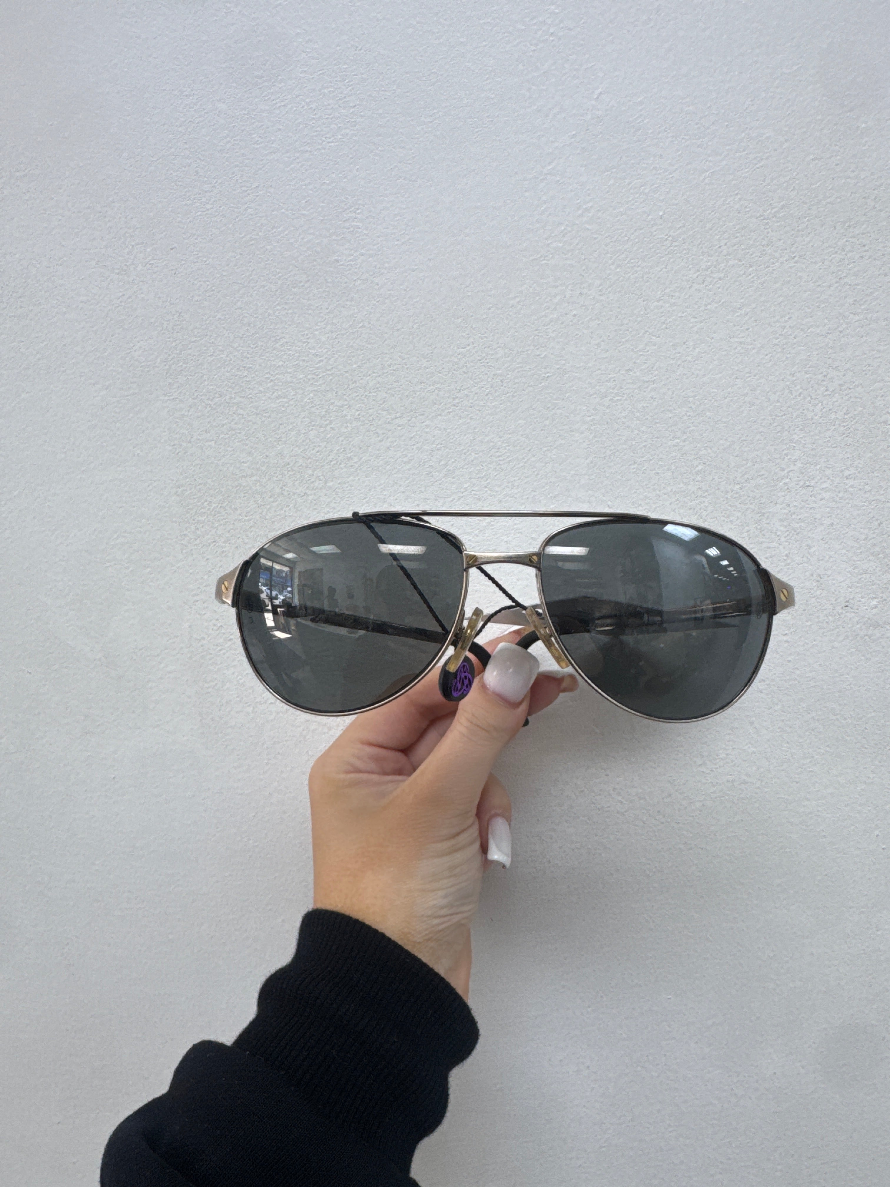 Cartier Santos Dumont Aviator Sunglasses