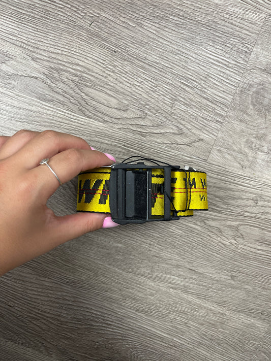 Off White Belt Yellow Used OS N/A