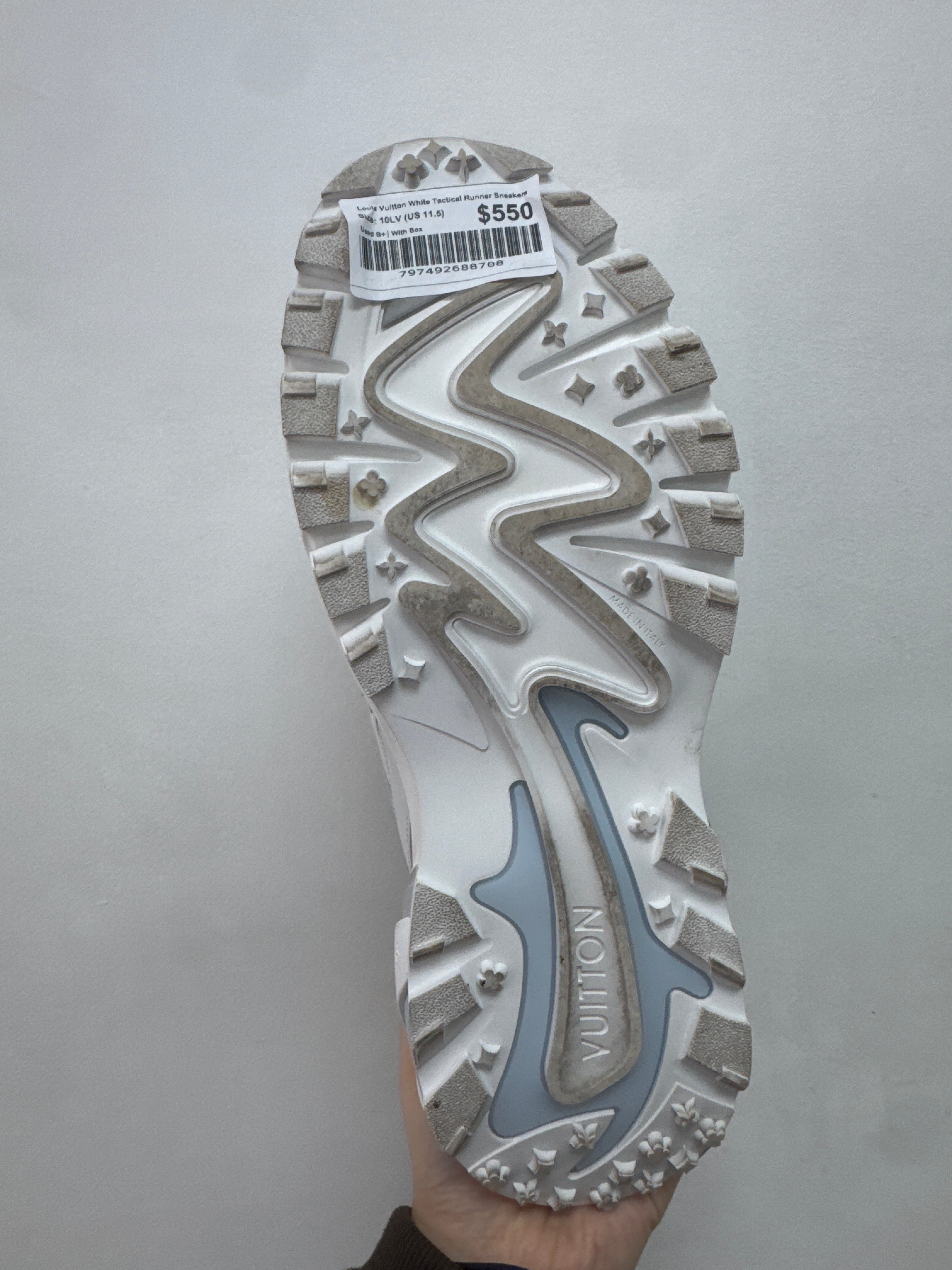 Louis Vuitton White Tactical Runner Sneakers