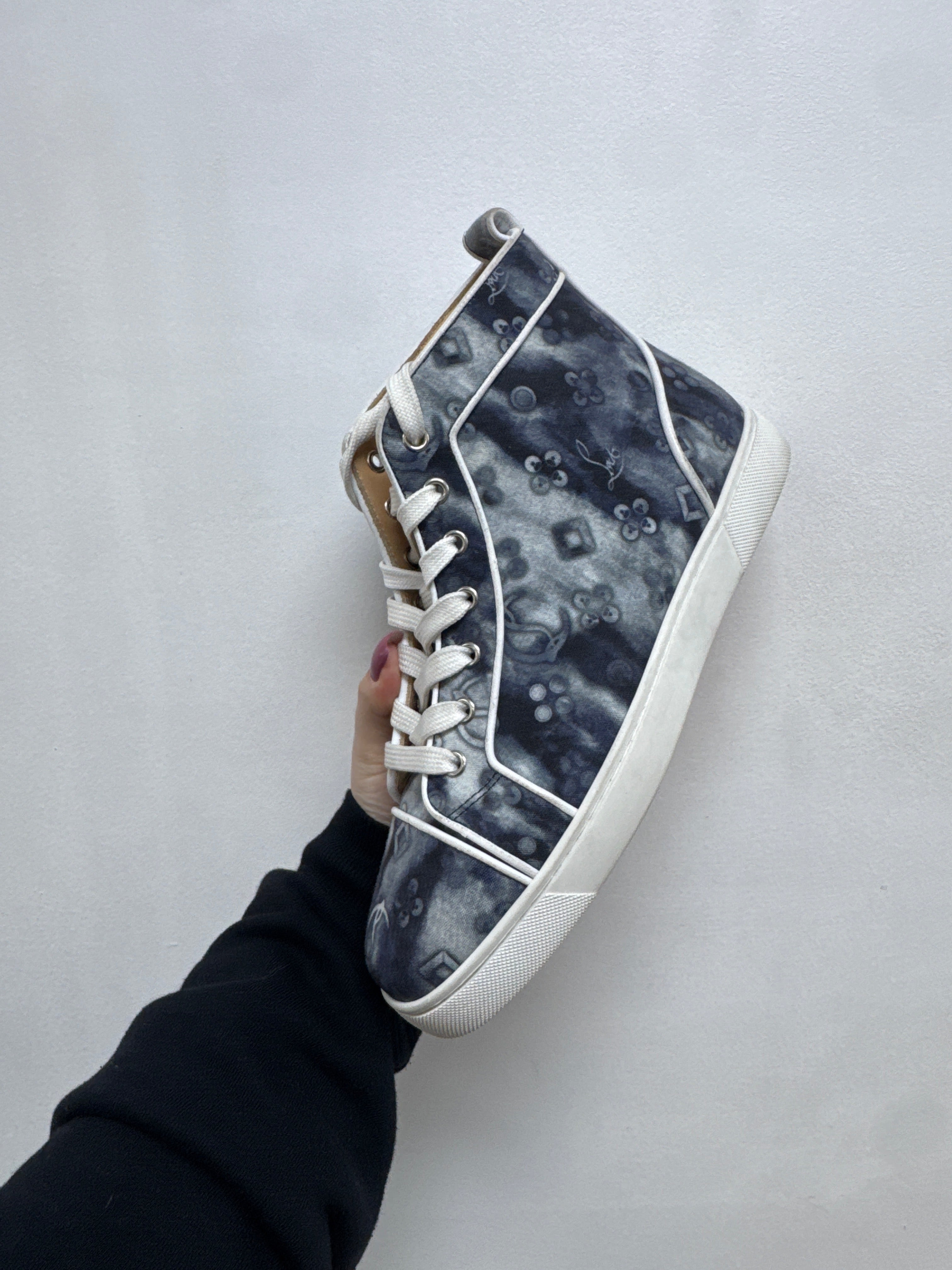 Christian Louboutin Tie Dye Hi Sneakers