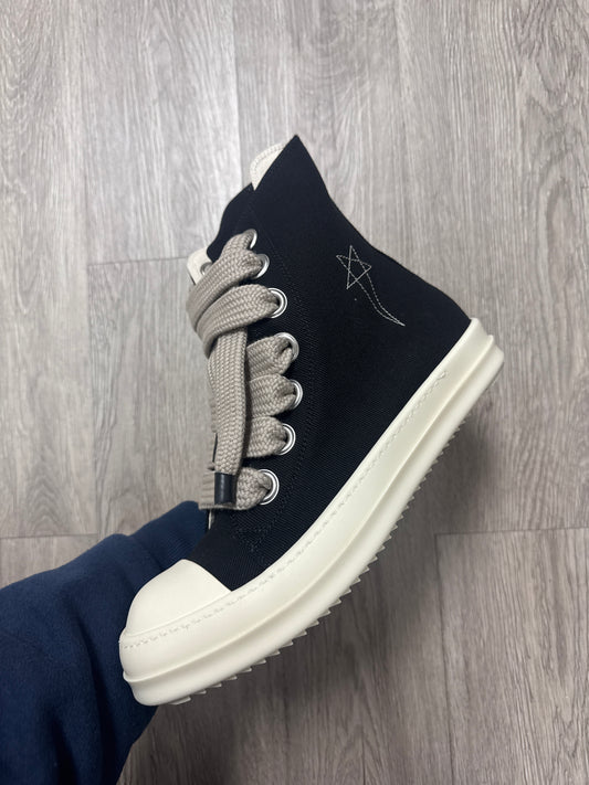Rick Owens DRKSHDWS Jumbo Lace High Penta Black/Milk