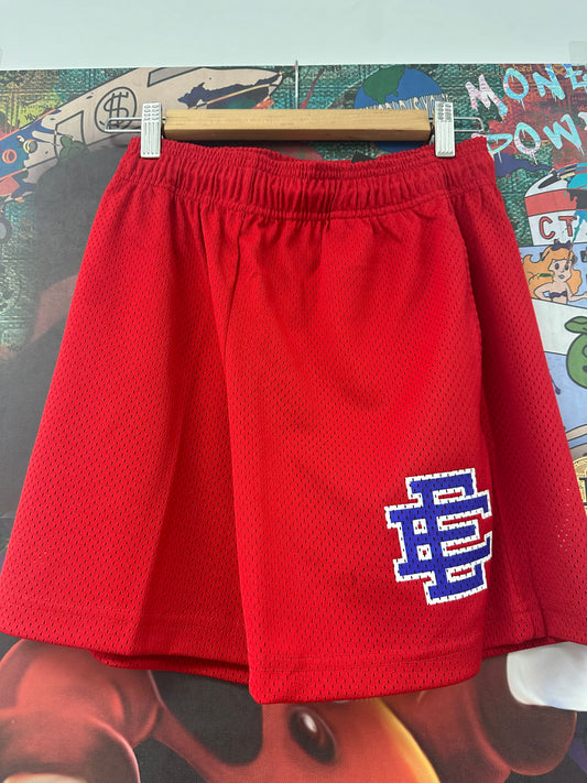 EE Red Purple Shorts New Small In Plastic