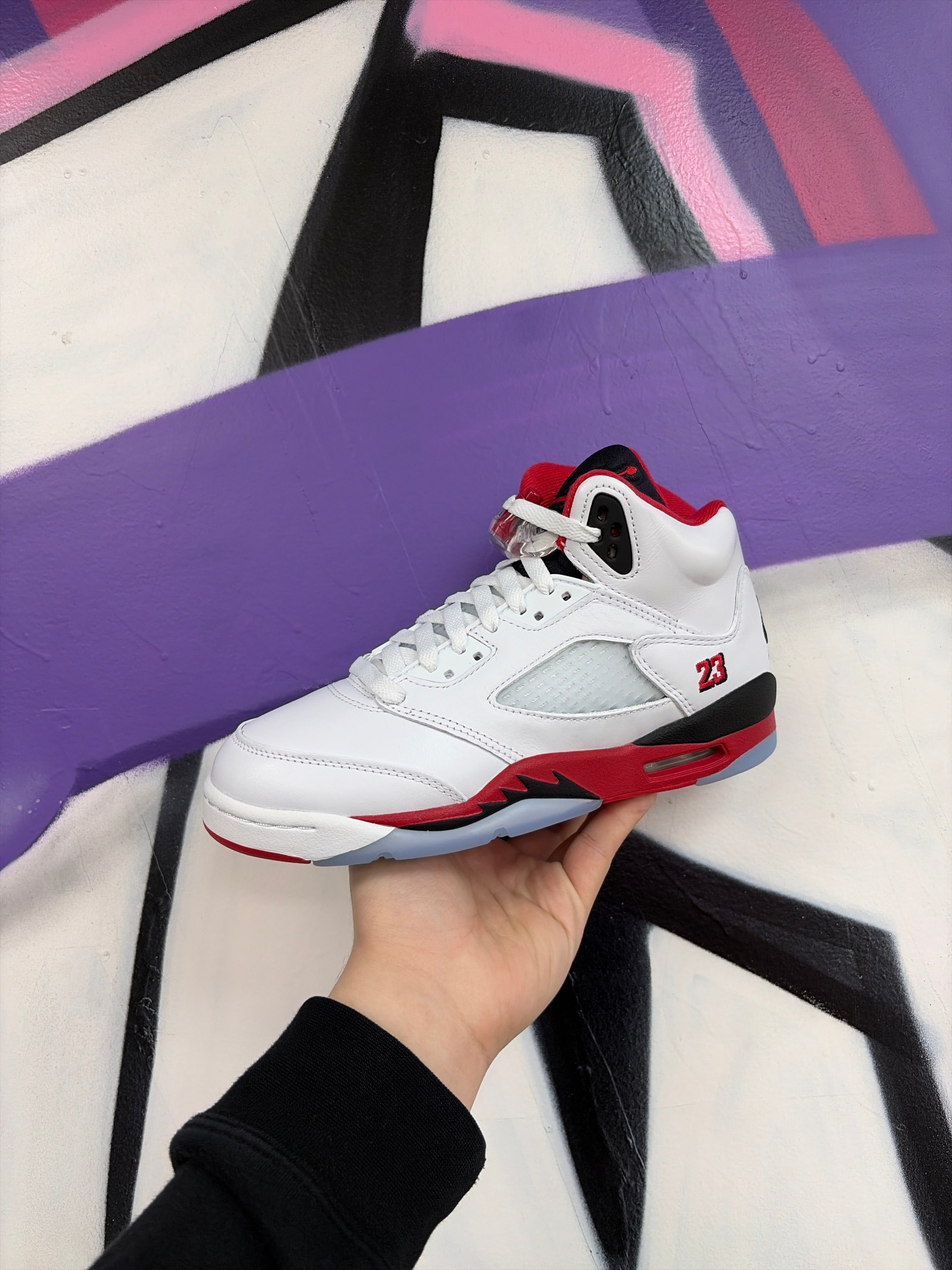Jordan Fire Red 5 Sneakers