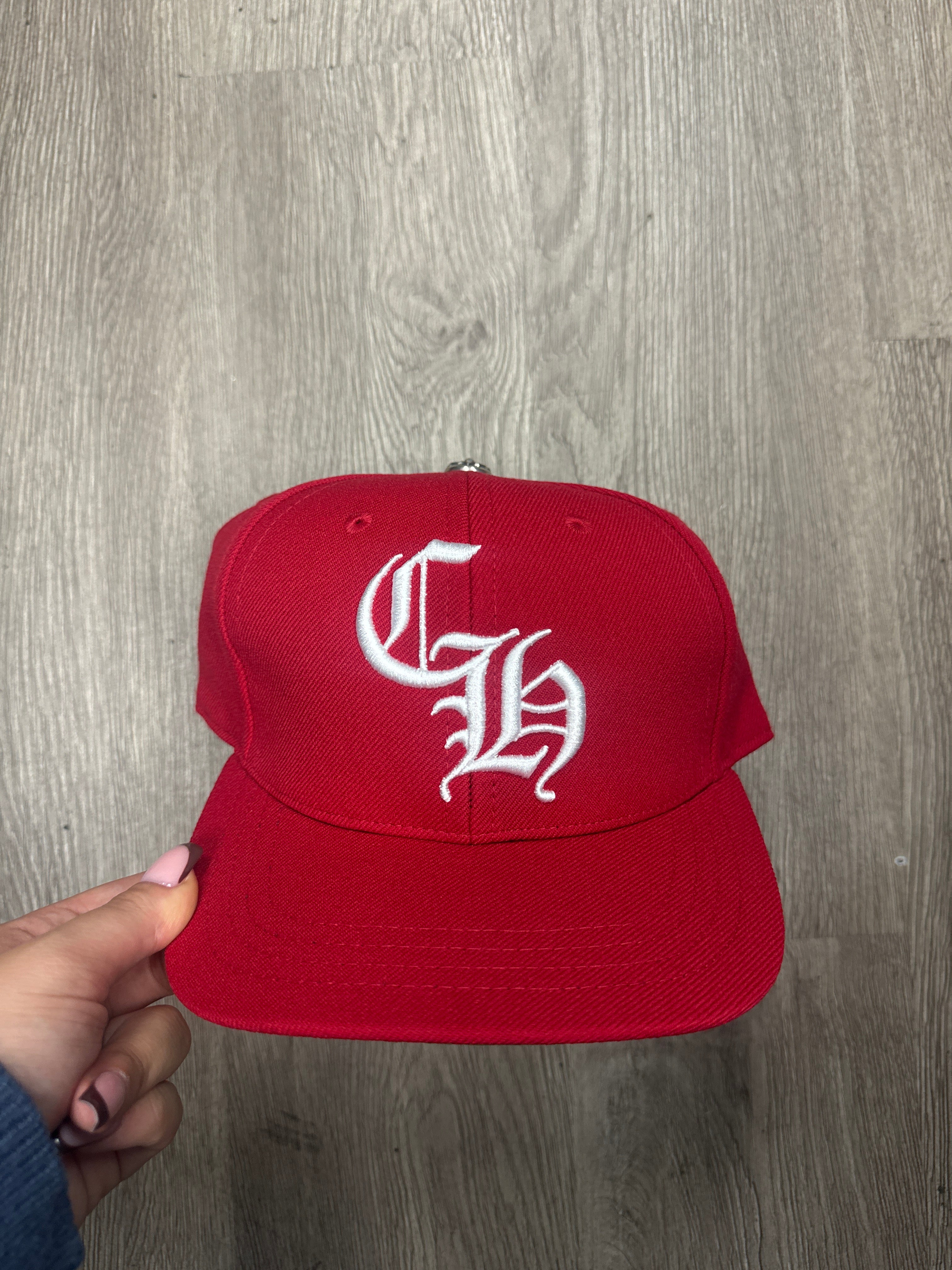 Chrome Hearts Red Baseball CH Cap