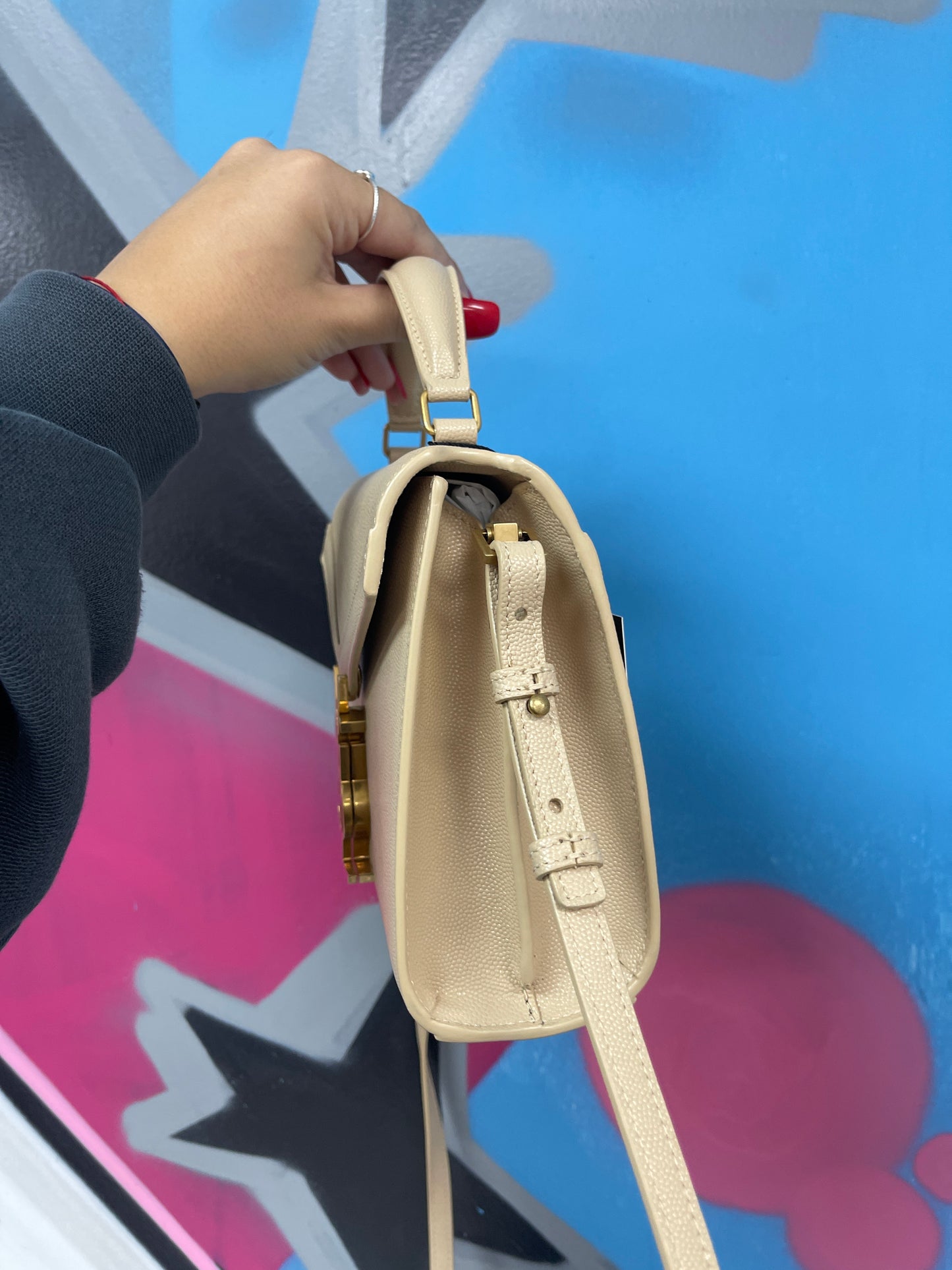 Yves Saint Laurent Nude Cassandra Bag