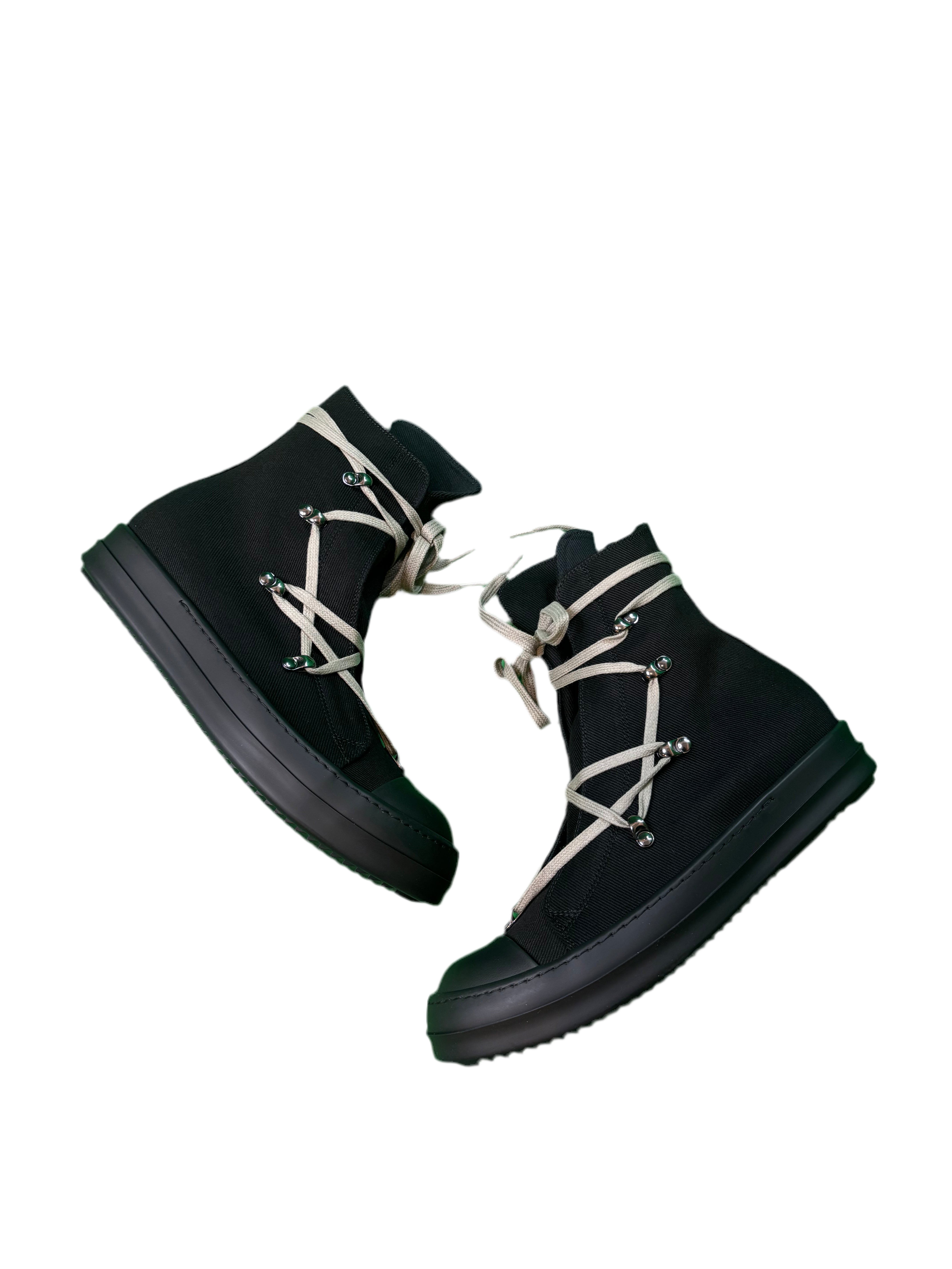 Rick Owens DRKSHDWS Black Holywood Hexa Sneakers
