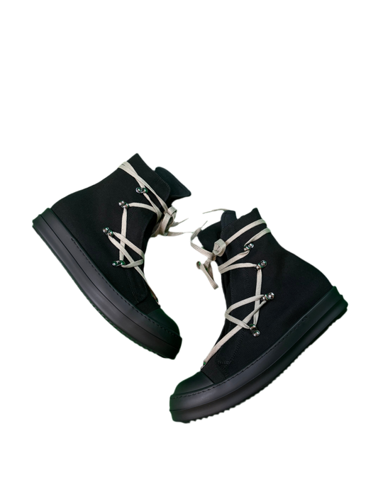Rick Owens DRKSHDWS Black Holywood Hexa Sneakers