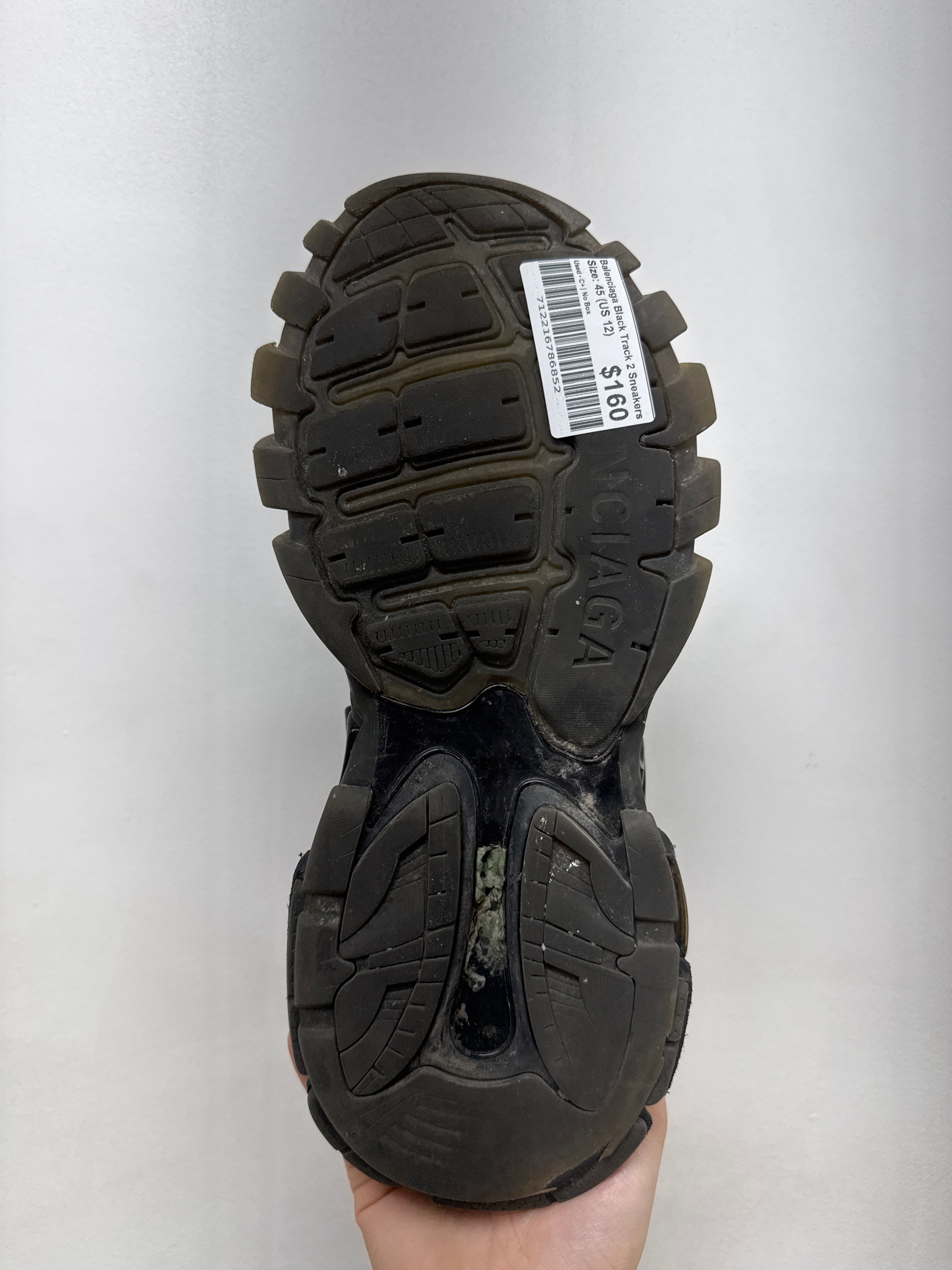 Balenciaga Black Track 2 Sneakers