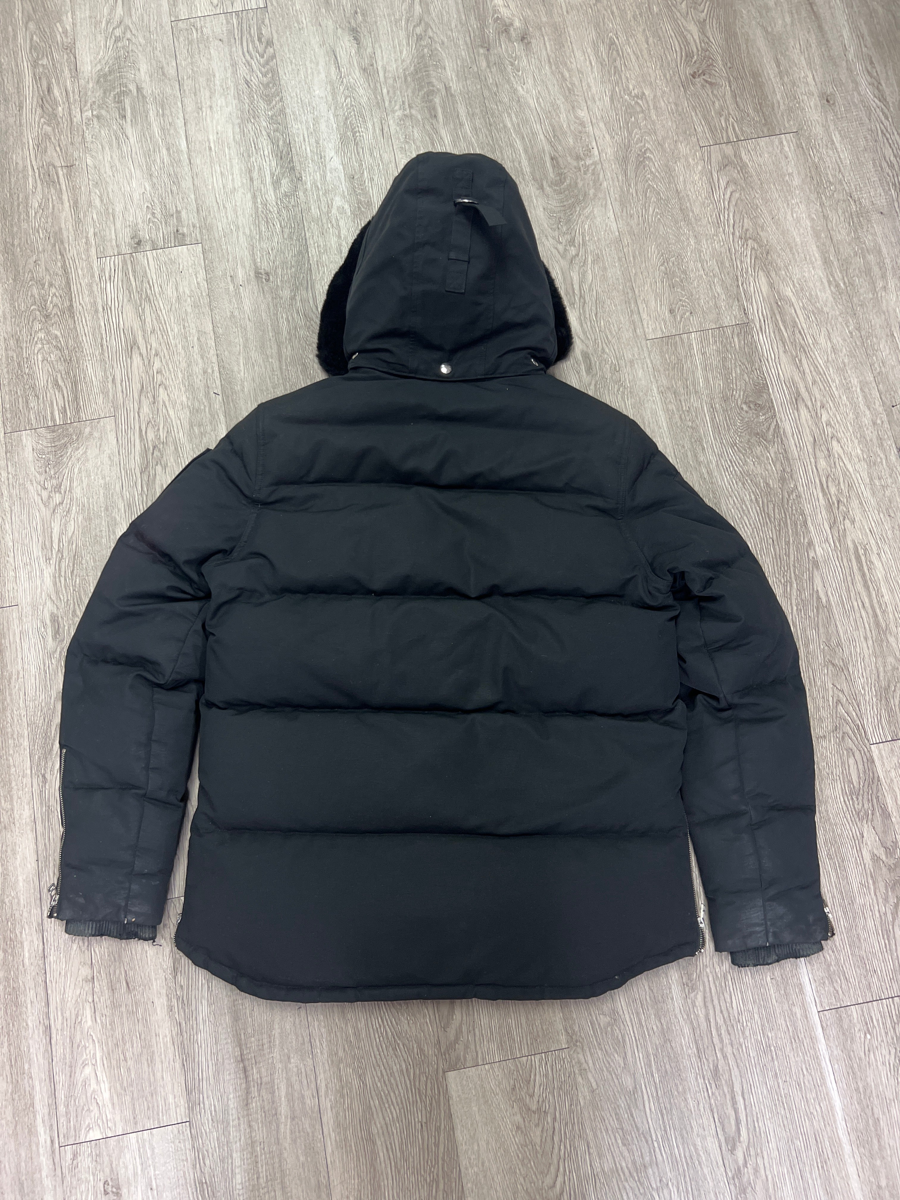 Moose Knuckles Parka Black W Fur Jacket
