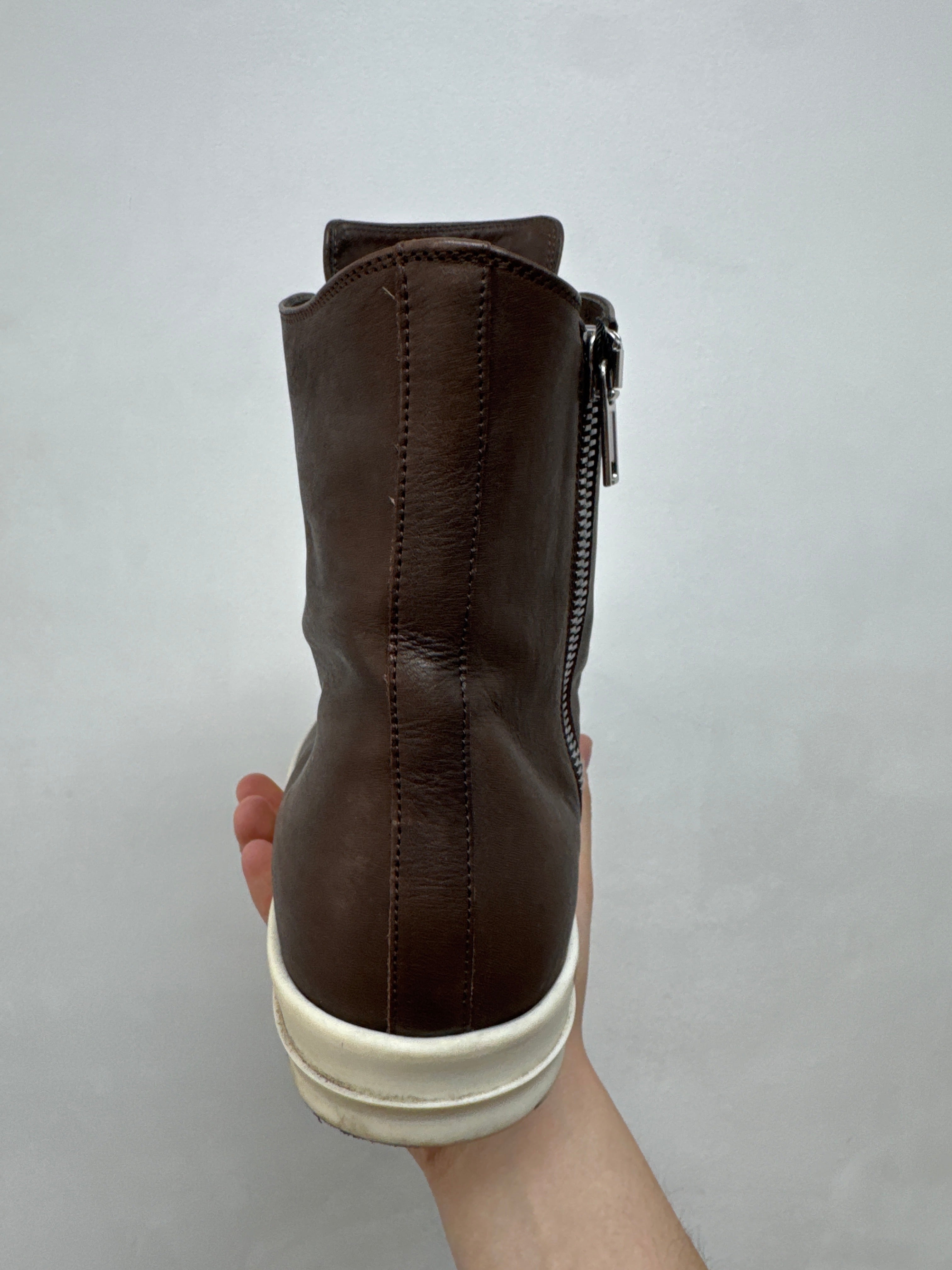 Rick Owens Mainline Ramone High 'Saddle' Sneakers