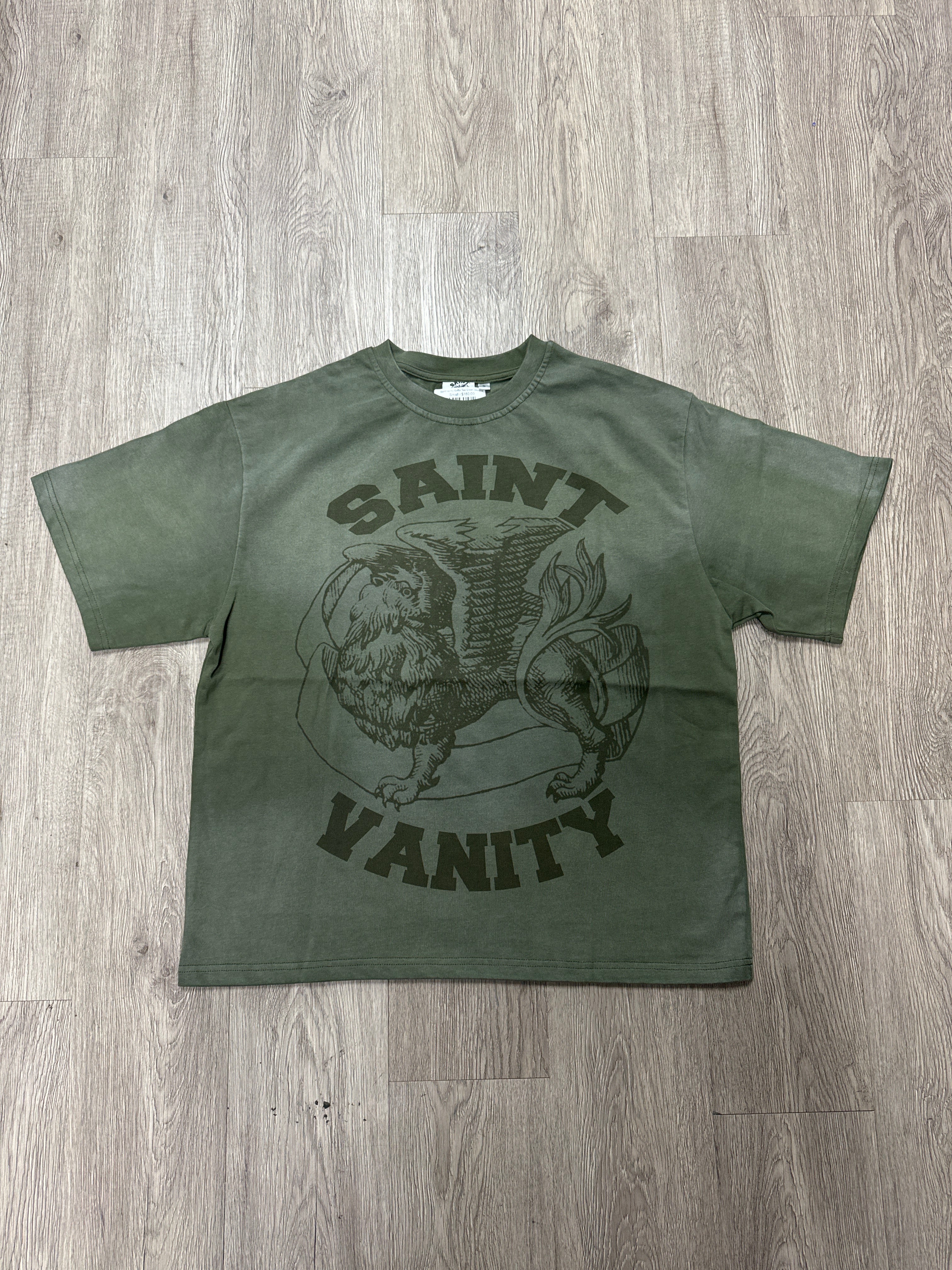 Saint Vanity Griffin Tee Green Dissolve