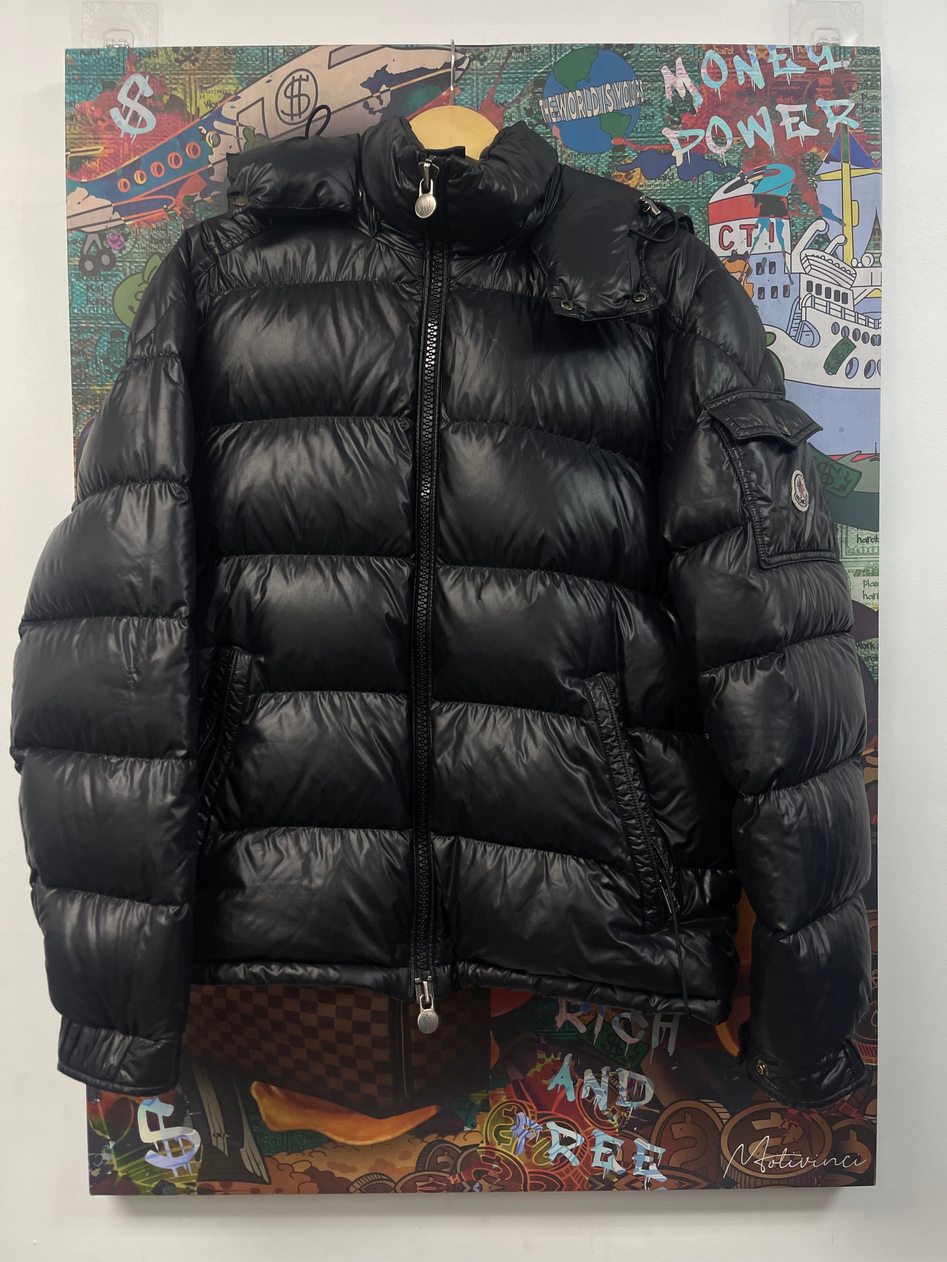 Moncler Maya Black Puffer Jacket