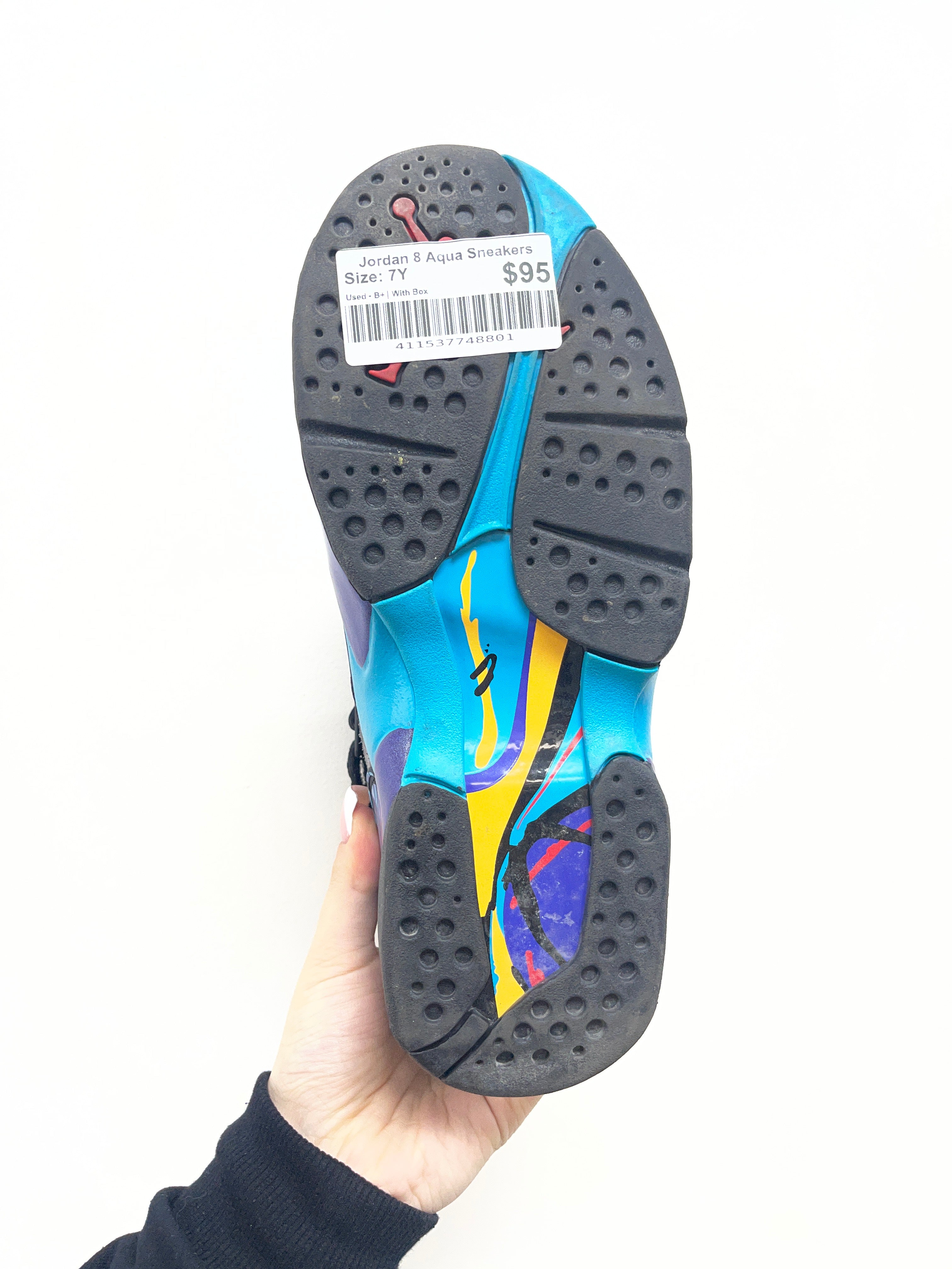 Jordan 8 Aqua Sneakers