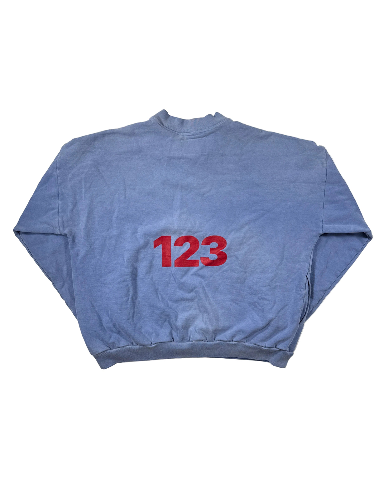 Rivington Blue Red Crewneck