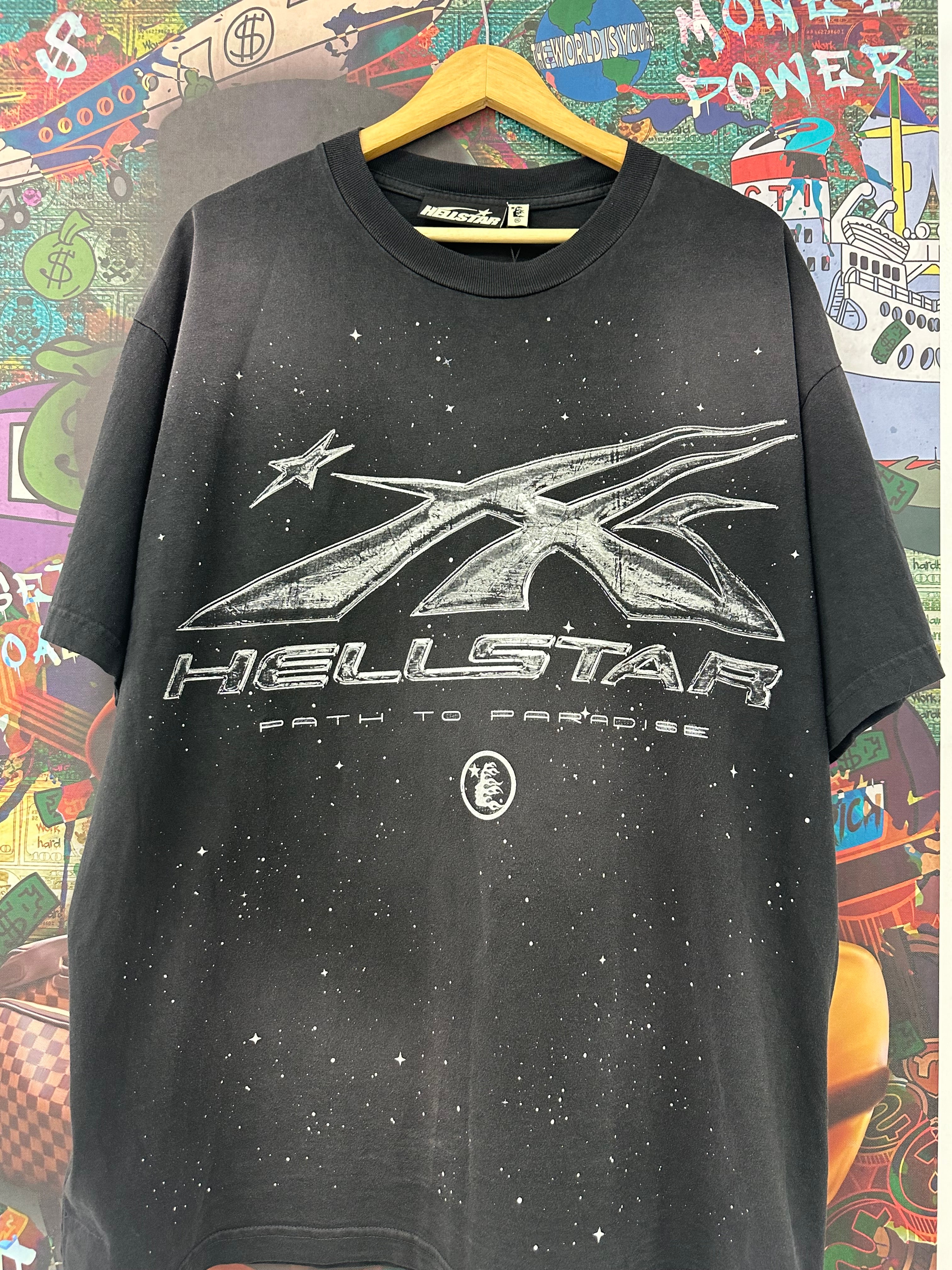 Hellstar Tee Chrome Logo Black